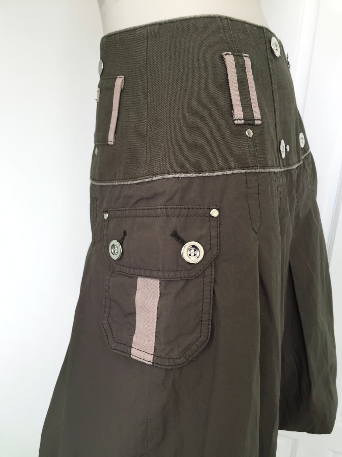 TO BE Chic  Double Button Balloon Skirt 상품이미지4