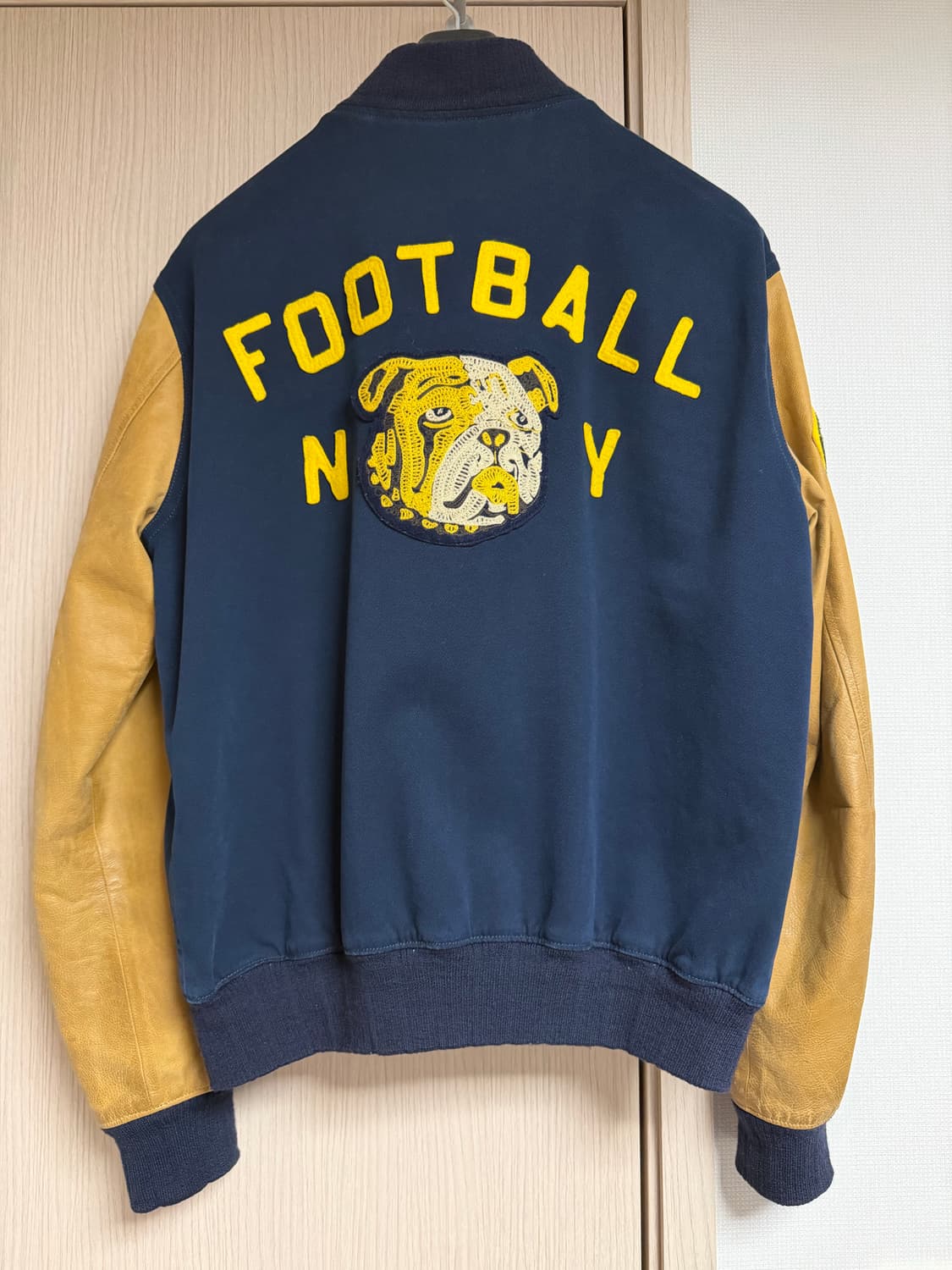 폴로 랄프로렌 / 풋볼 불독 코튼 레더 바시티 / L 상품이미지2