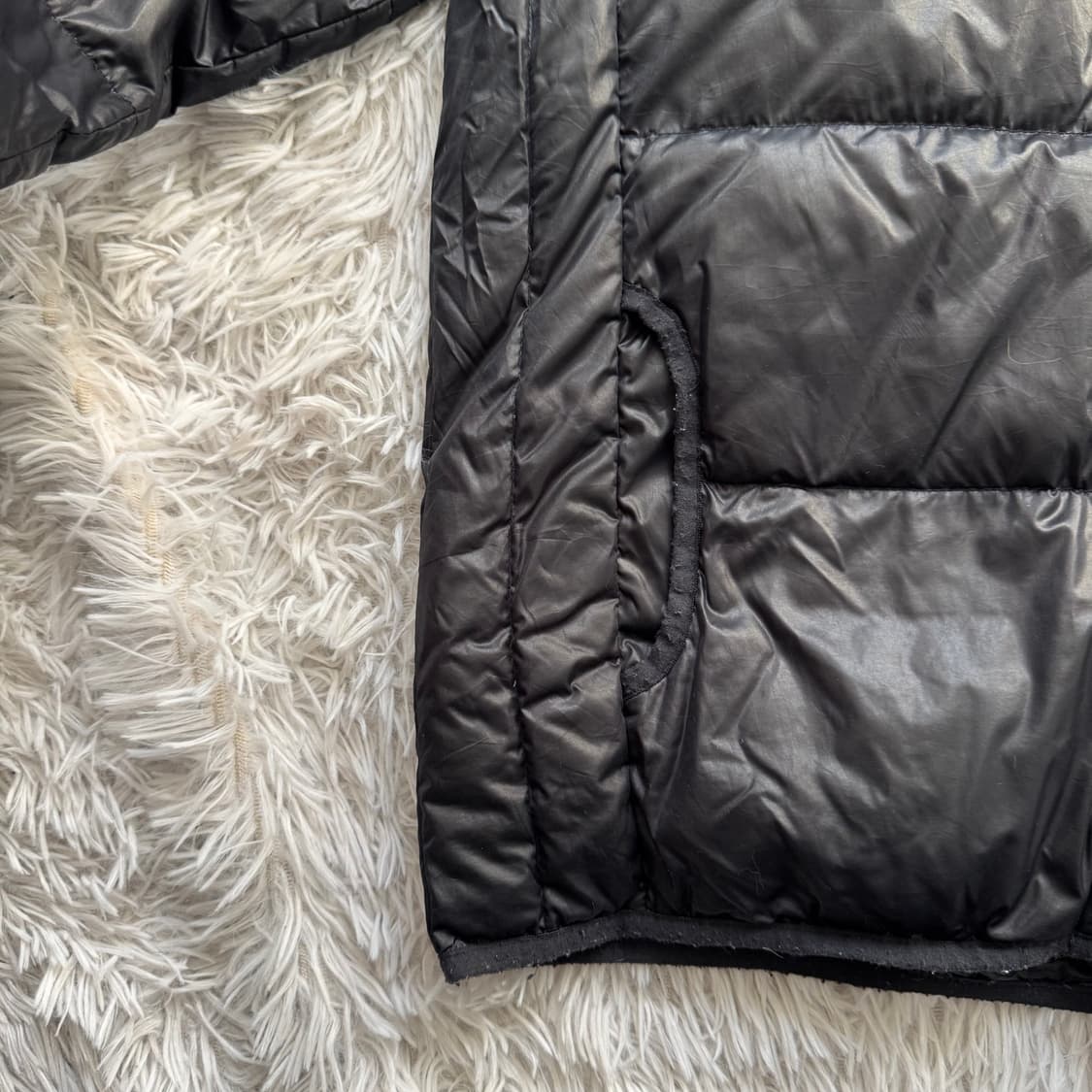 MICHALPHILIS 일본빈티지 후드패딩 경량패딩 빈티지패딩 L 100 상품이미지4