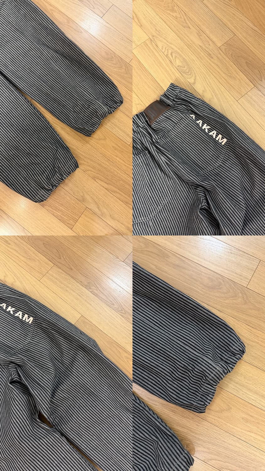 [2size] 아캄 핀턱 스트라이프 데님팬츠 상품이미지5