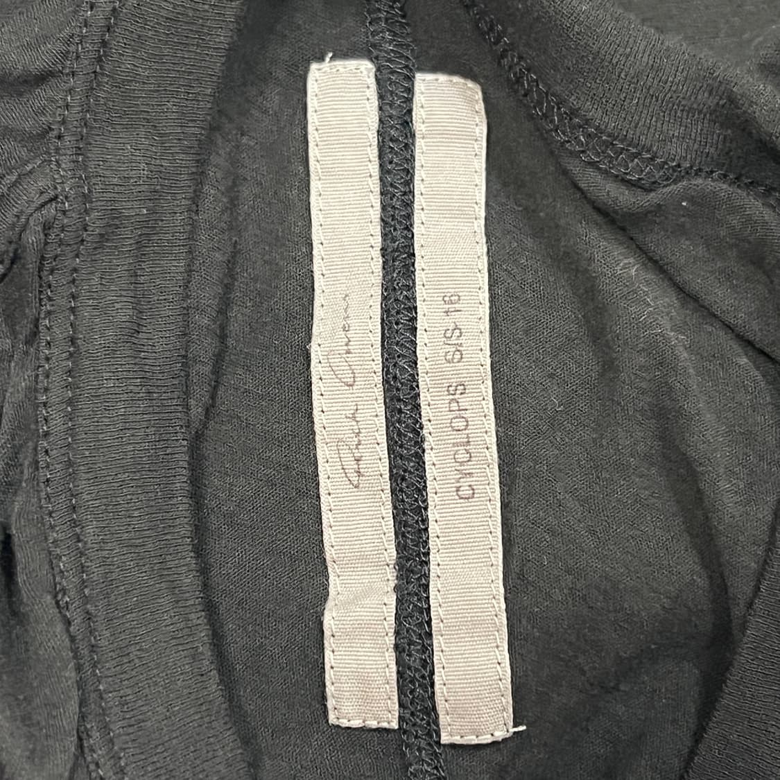 릭오웬스 16SS "CYCLOPS" 롱슬리브 블랙 상품이미지8