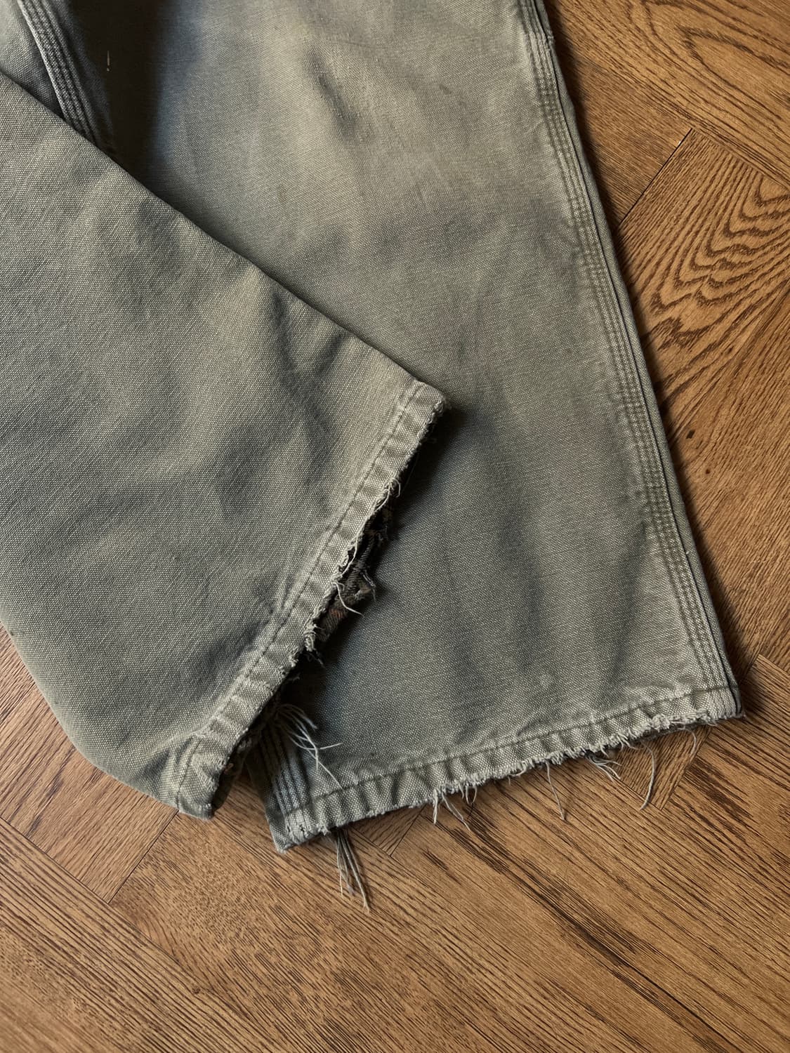 [40]칼하트 USA 빅사이즈 스케이터 모스그린 라이닝 워크팬츠 상품이미지6