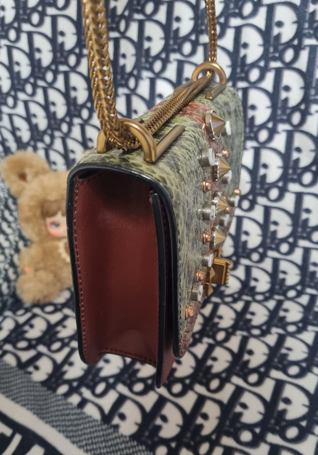 정품) 랑방  파이톤 숄더백  상품이미지4