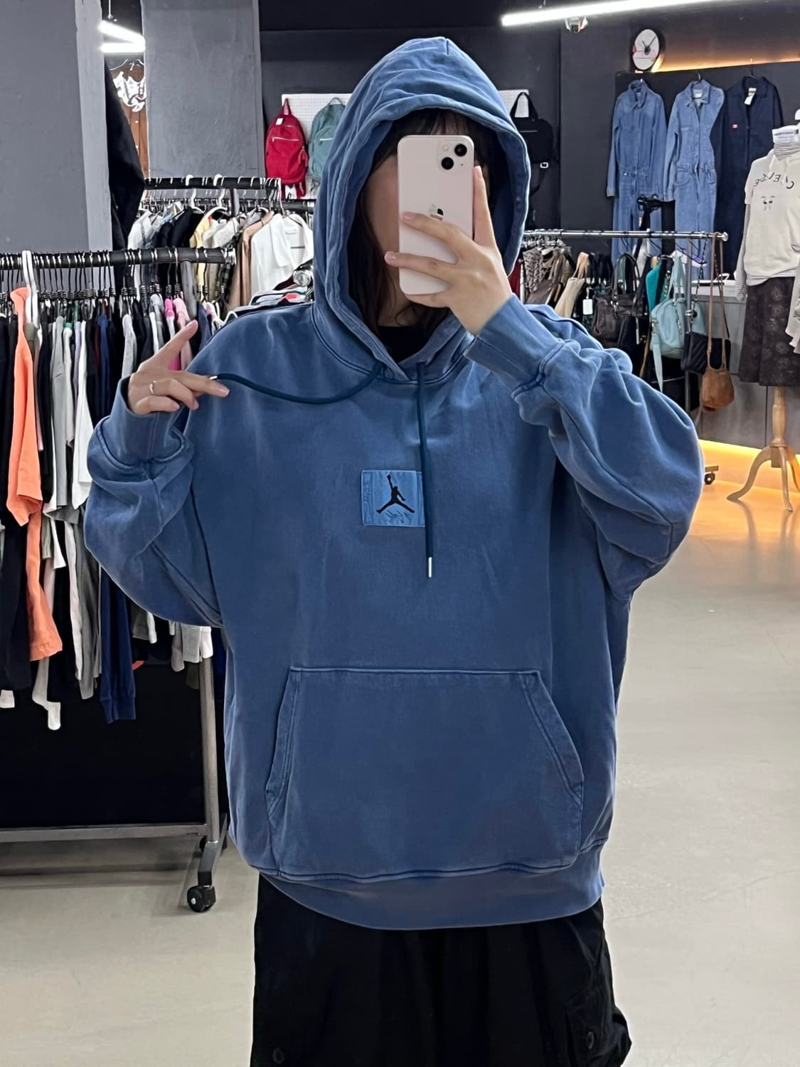 나이키 에어 조던 플라이트 에센셜 워시드 플리스 후드티  상품이미지1