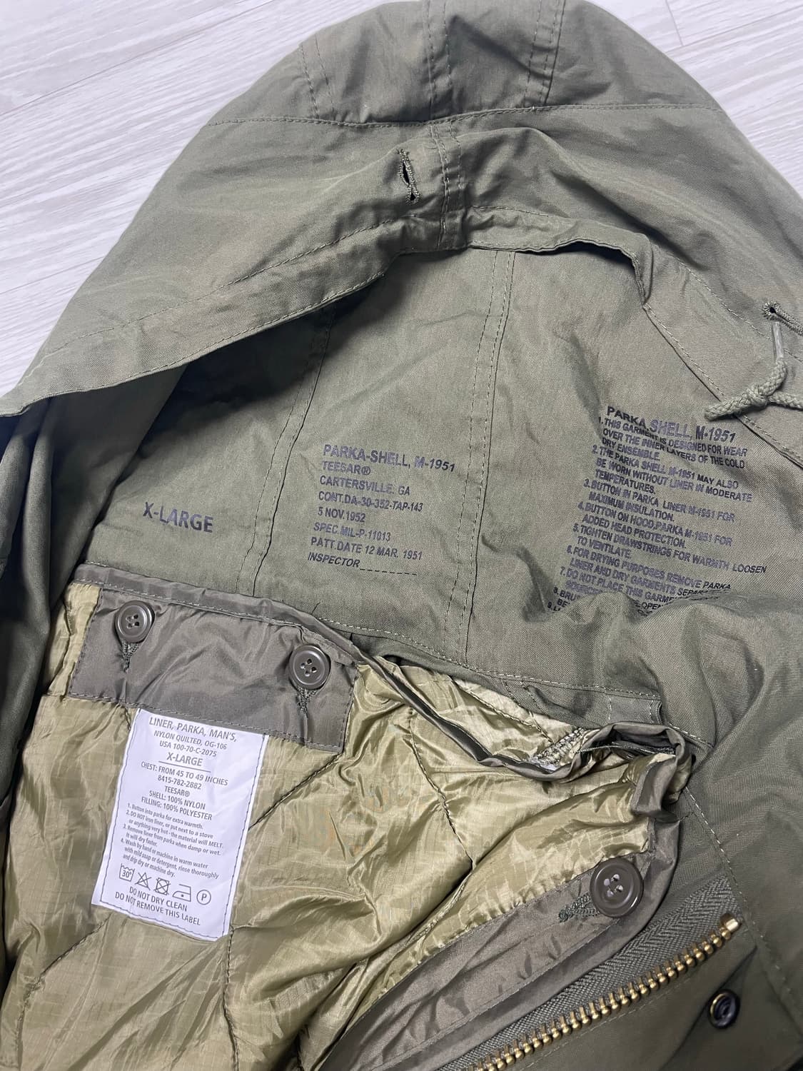 밀텍 1951 피쉬테일 개파카 XL  상품이미지2