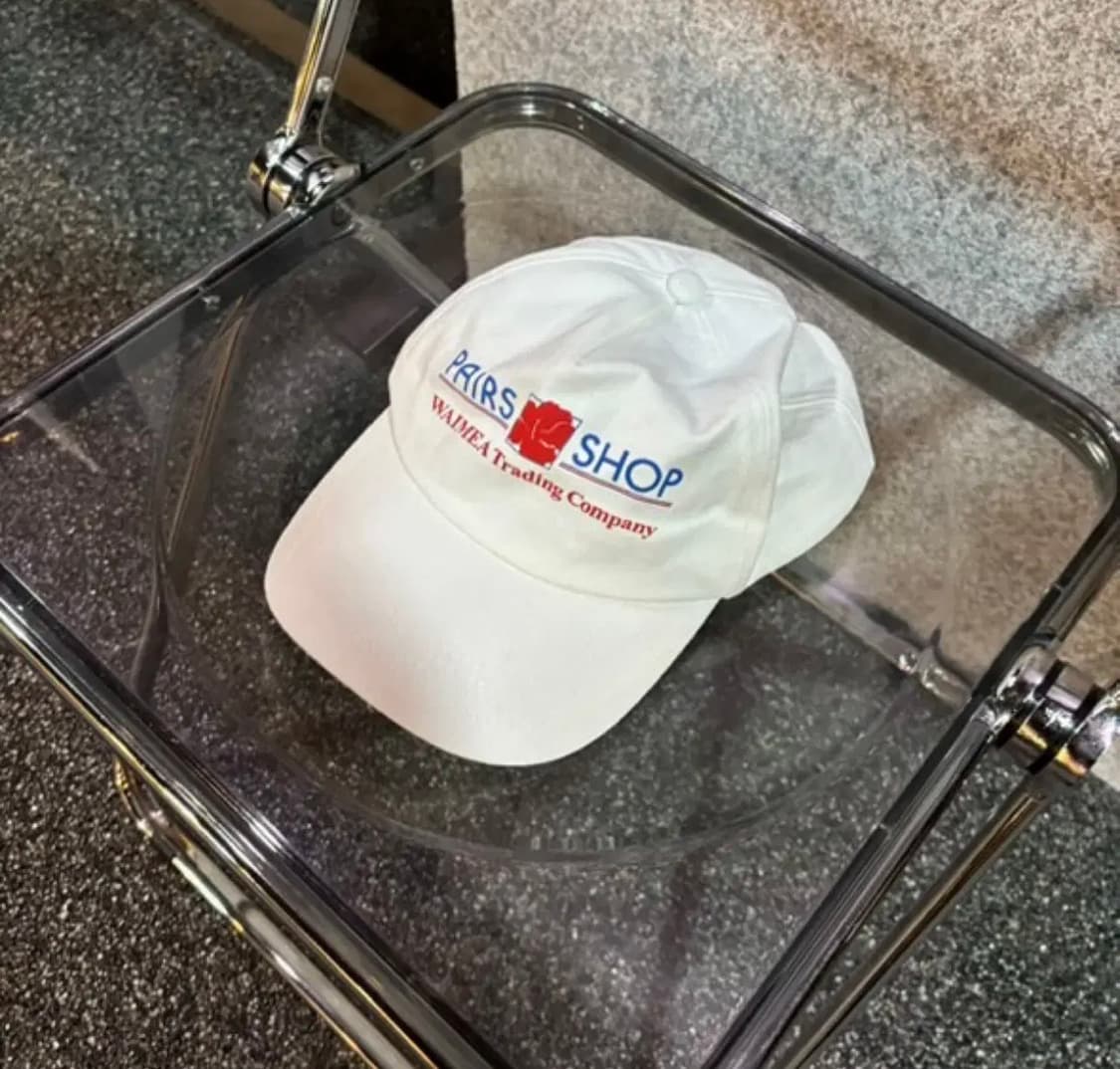 Pairs Shop 빅로고 화이트 볼캡 6670 상품이미지1