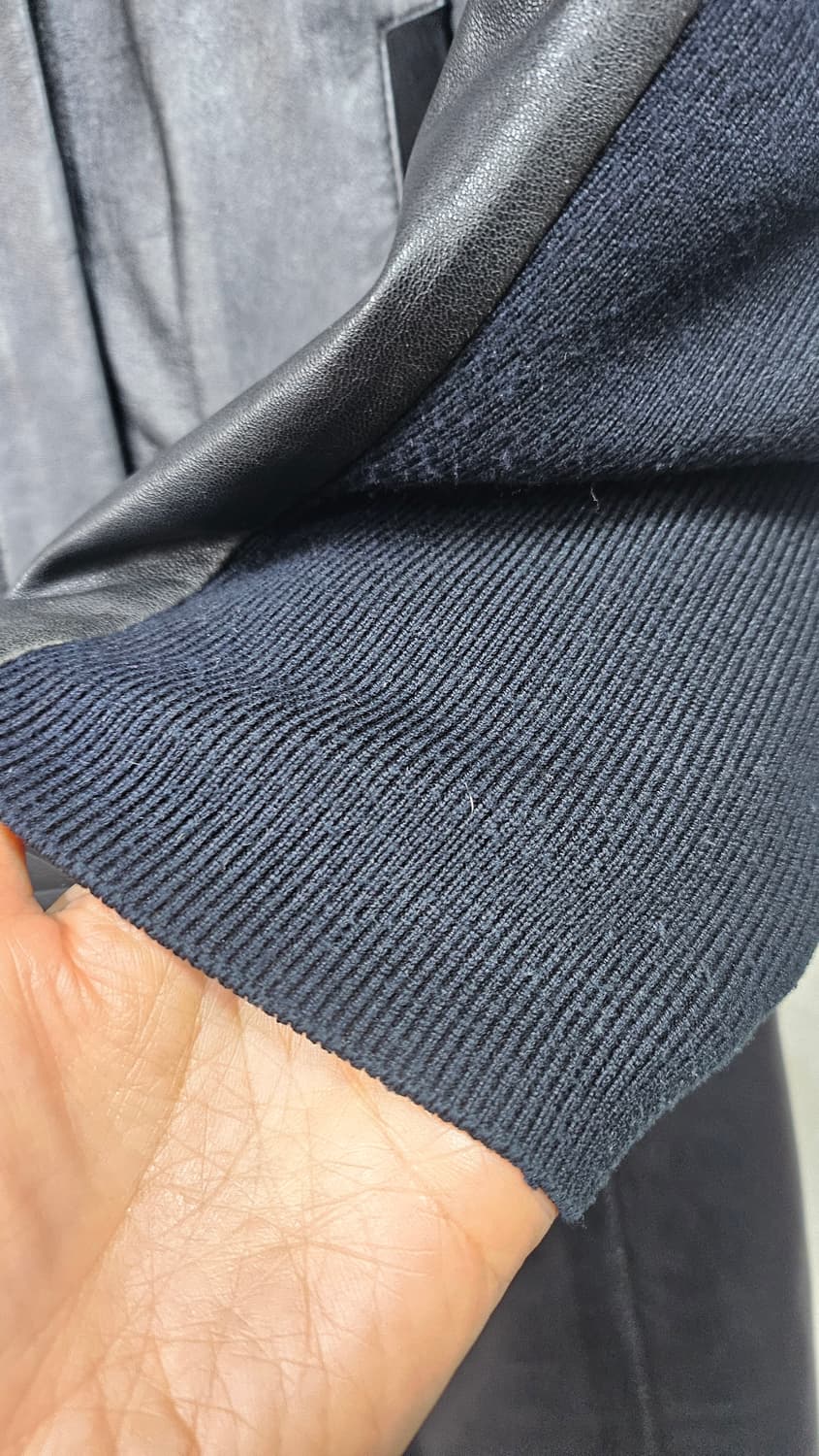 블랙양가죽  하프자켓 상품이미지6