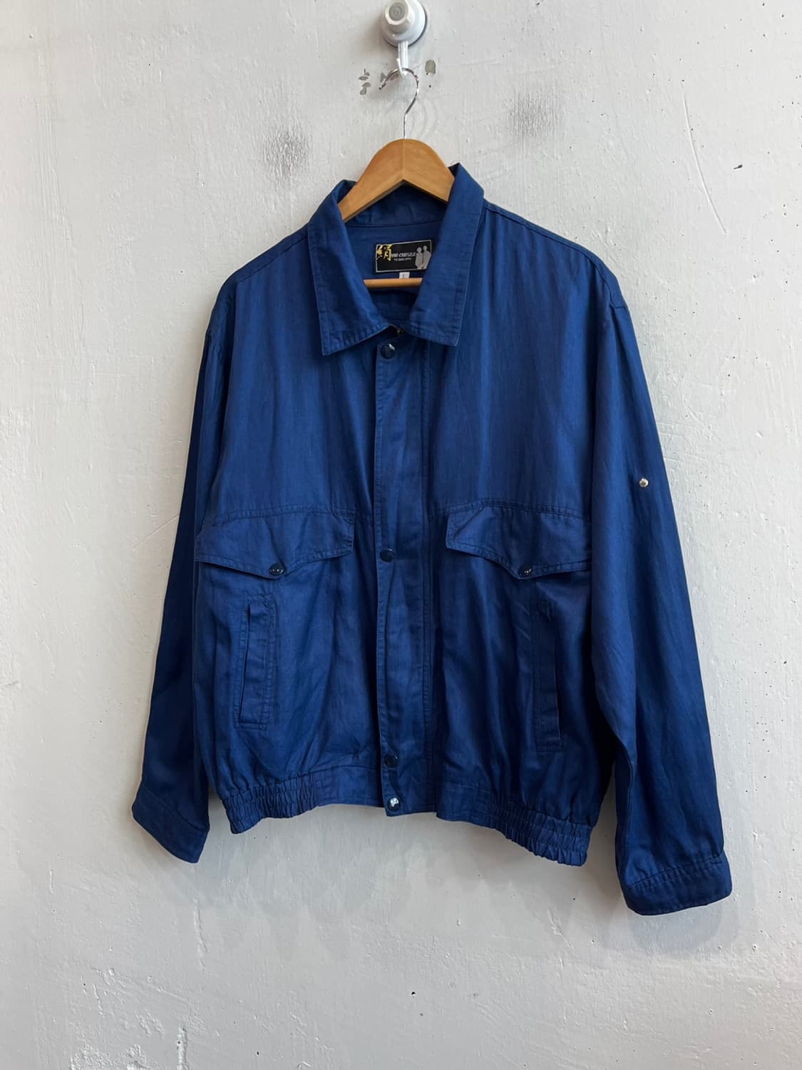 YOU-COH SILK JPN 린넨 실크 봄버자켓 상품이미지1