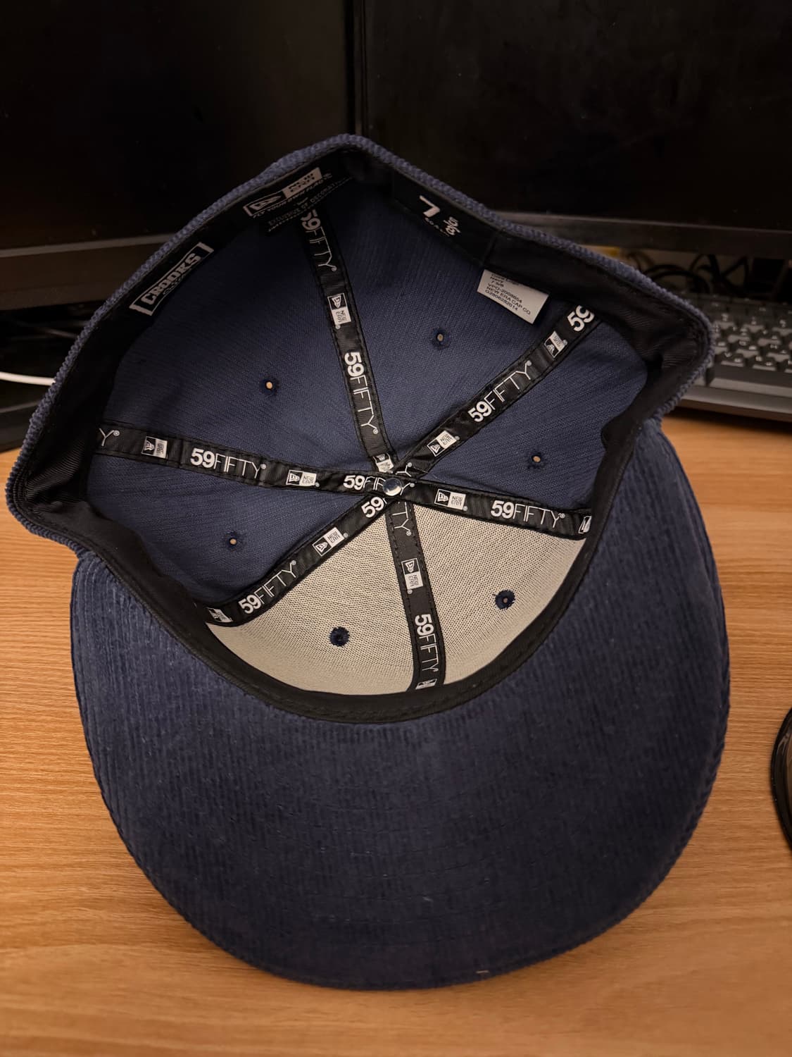 뉴에라 59fifty크룩스앤캐슬 블루 7 5/8 60.6cm 상품이미지7