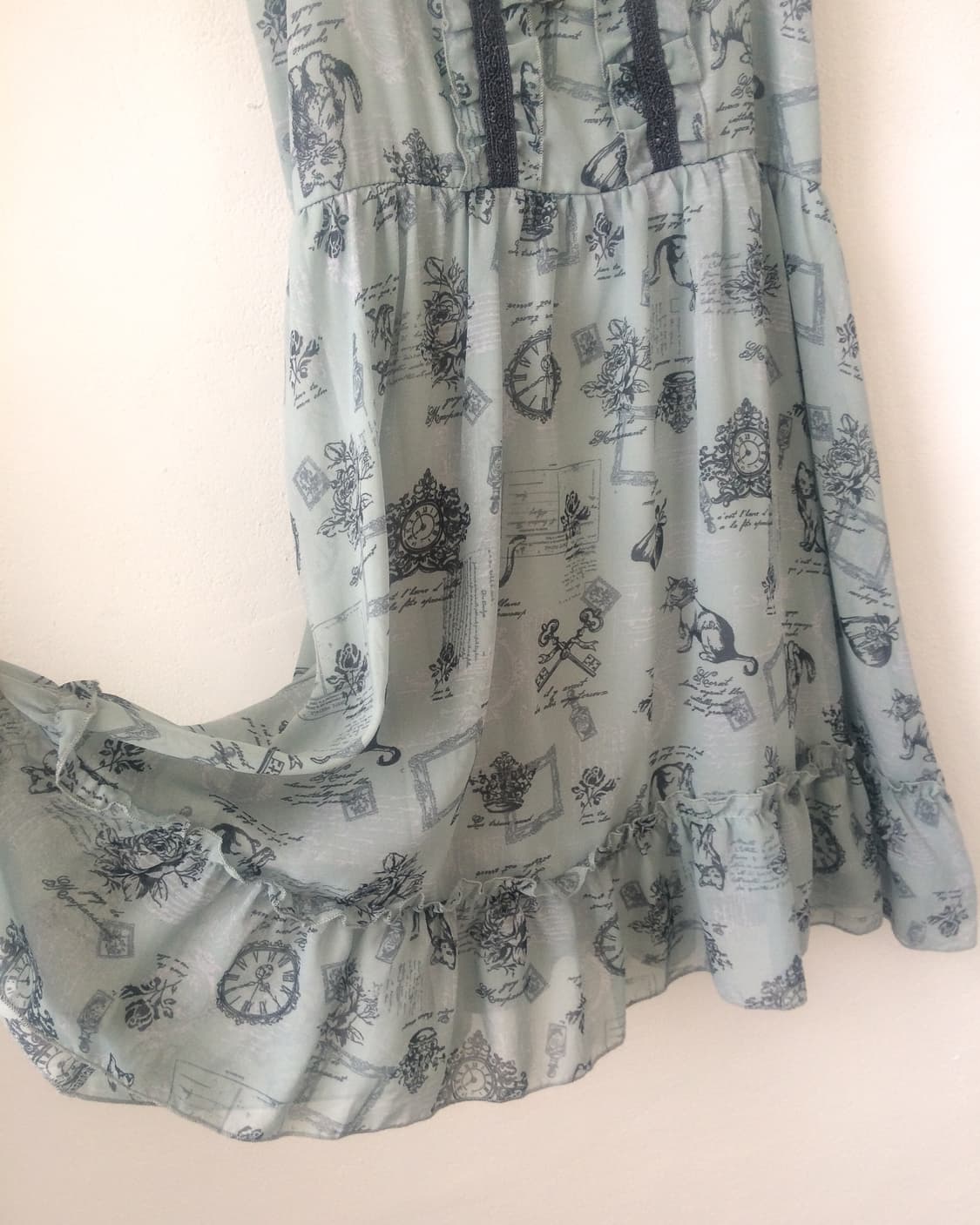 Pattern point sleeveless onepiece 상품이미지5