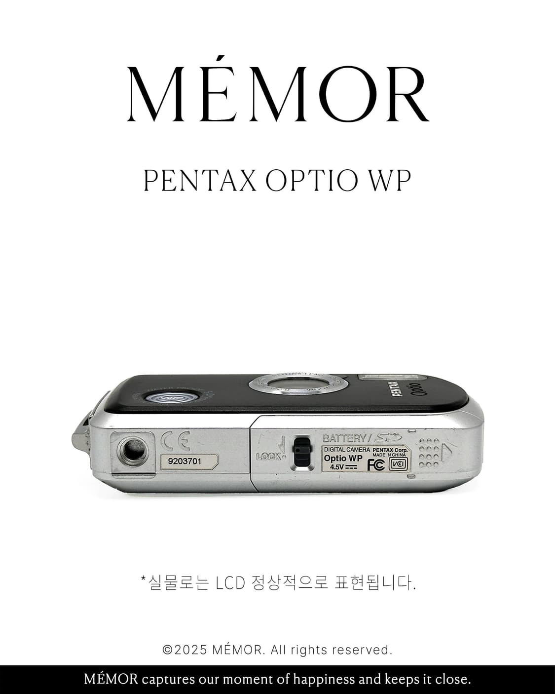 방수 기능🌊PENTAX OPTIO WP 펜탁스 디카 카메라 상품이미지4