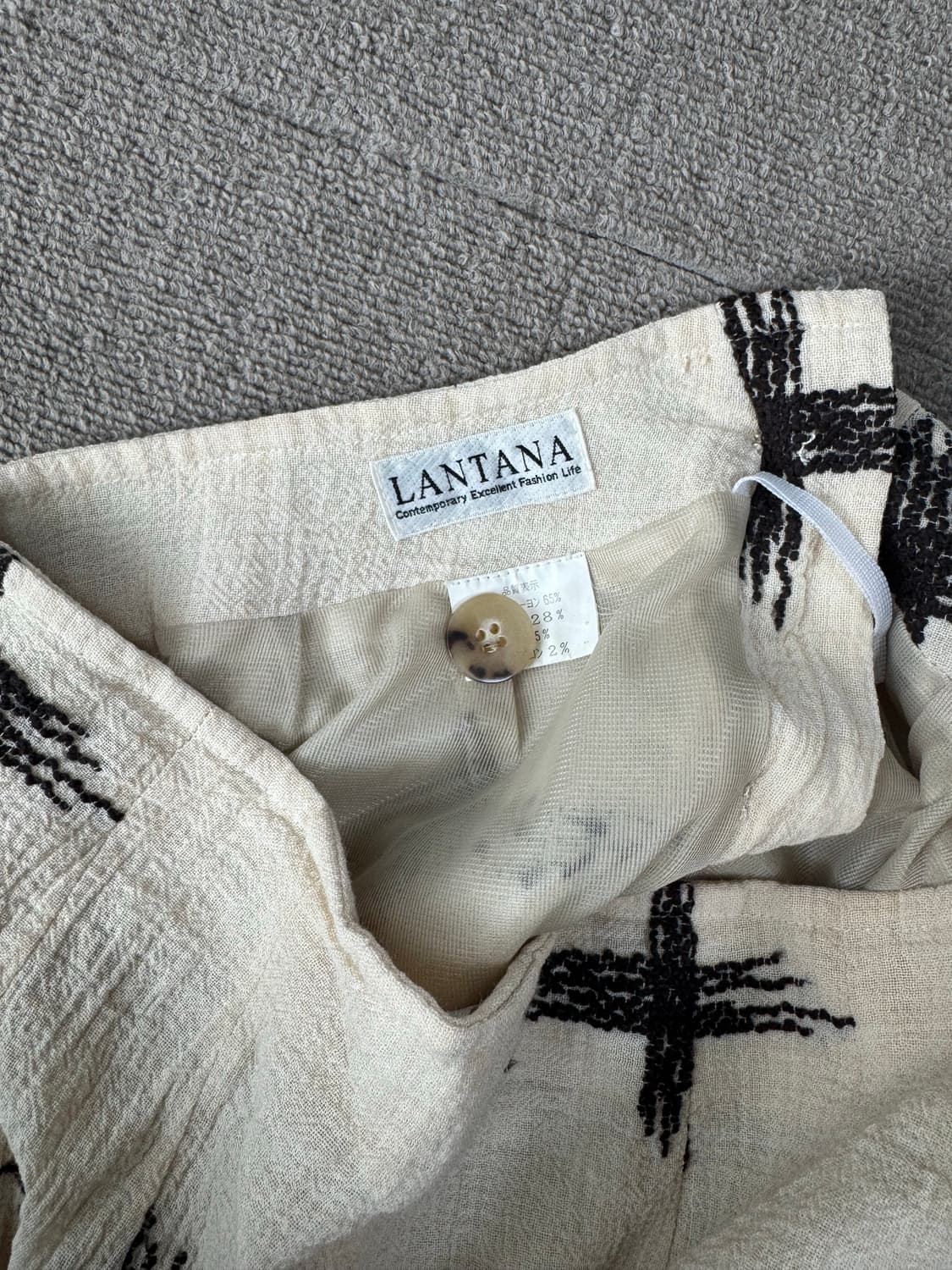 리넨 거즈 에스닉 롱스커트 피 상품이미지7