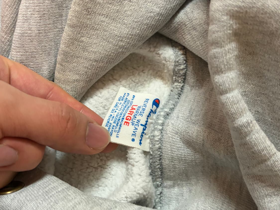 80s 챔피온 리버스위브 후드 XL 상품이미지5