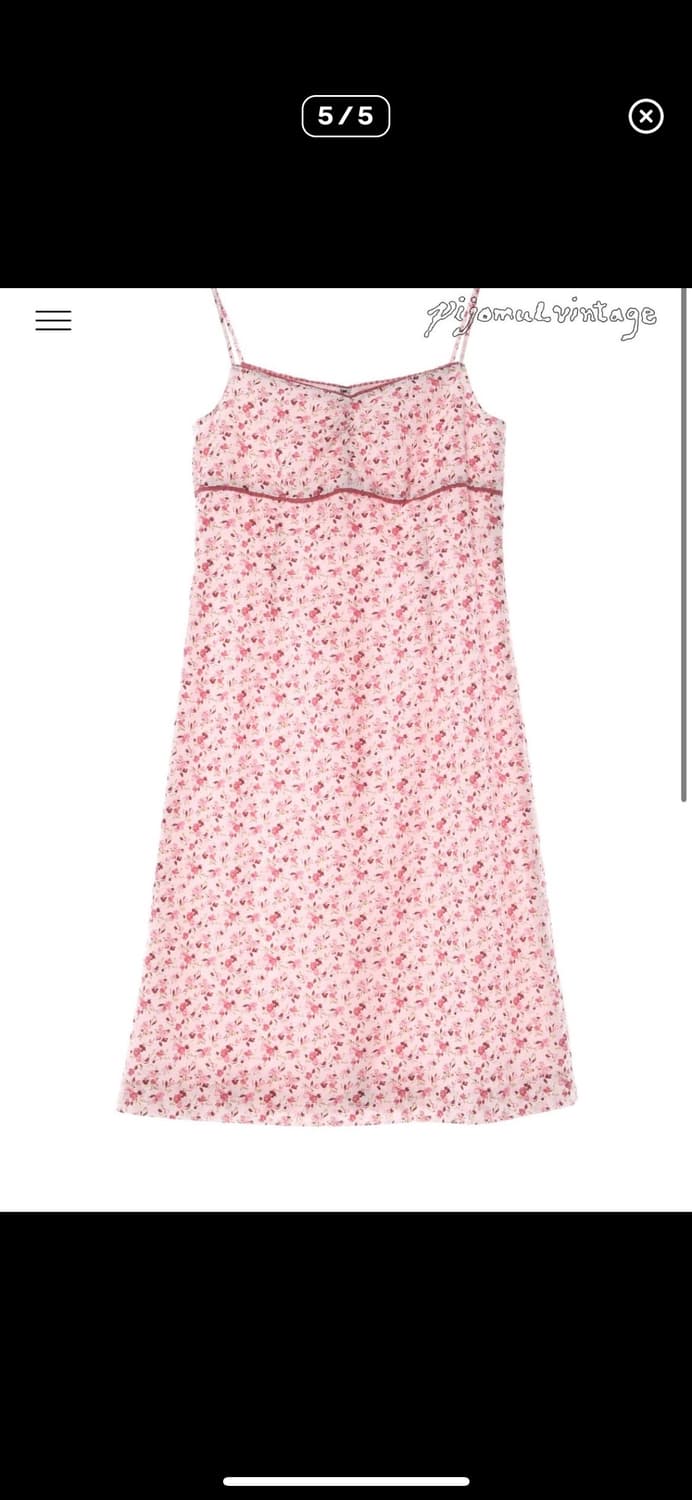 Flower print one-piece 상품이미지5