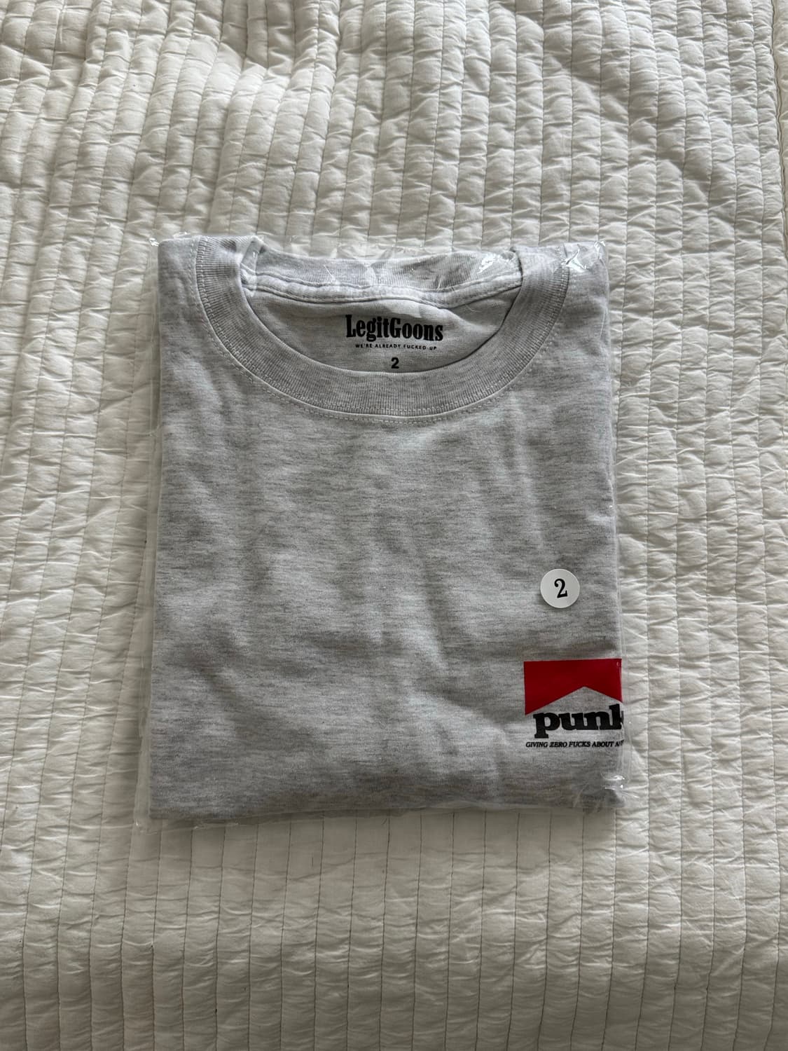 (새상품) 리짓군즈 PUNK 티셔츠 2사이즈 팝니다 상품이미지3