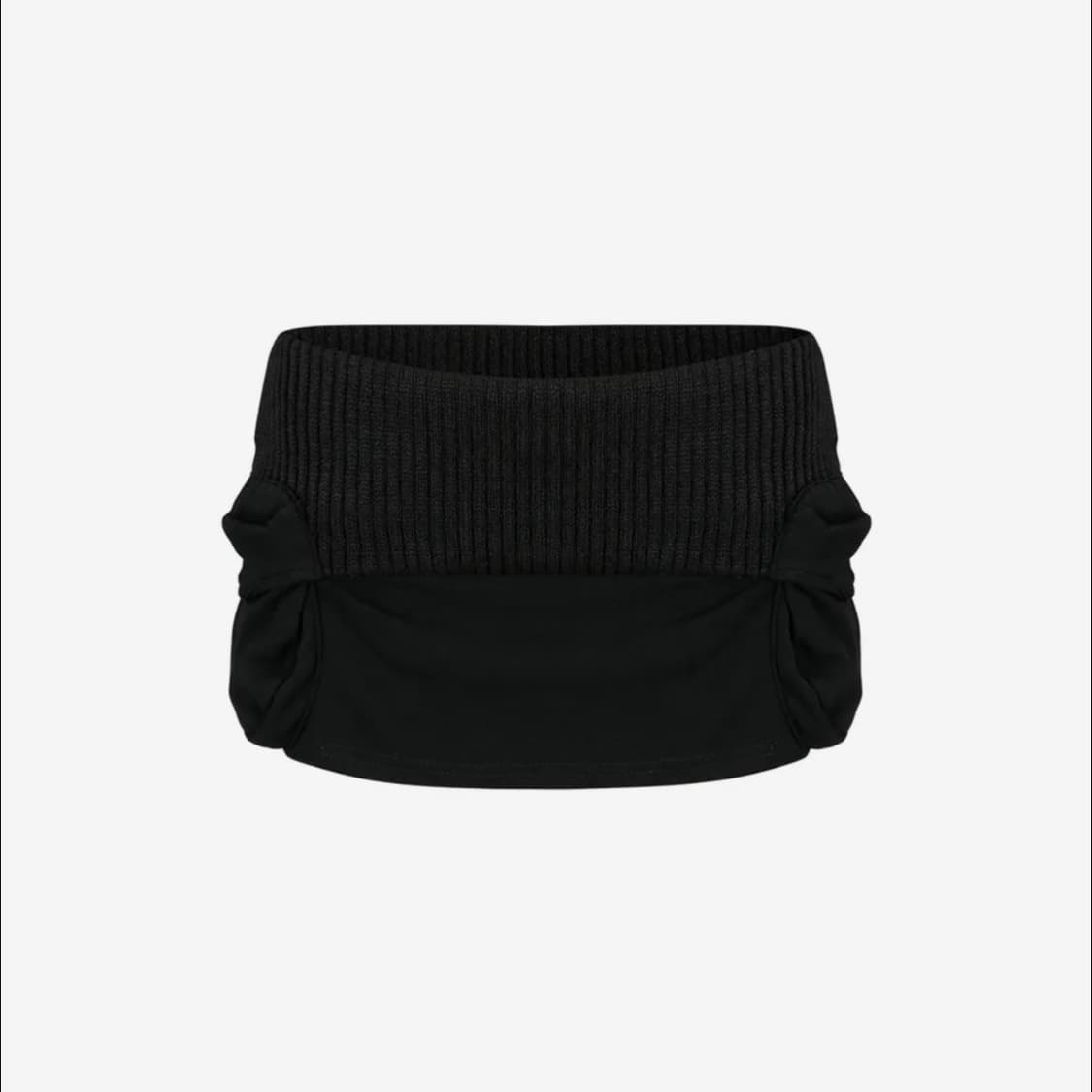 kashiko 카시코 니트 마이크로 스커트 블랙 상품이미지8