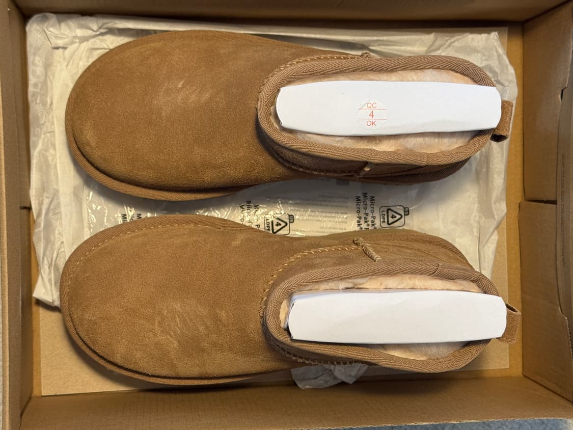 (새상품)어그 스웨이드 레더 플랫폼 부츠 220 상품이미지1