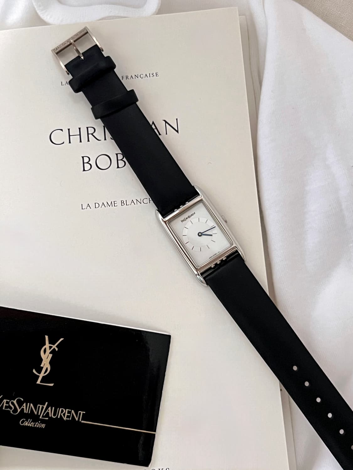 생로랑 렉탱글 시계 (남여공용) / 정품감정, 케어 상품이미지9