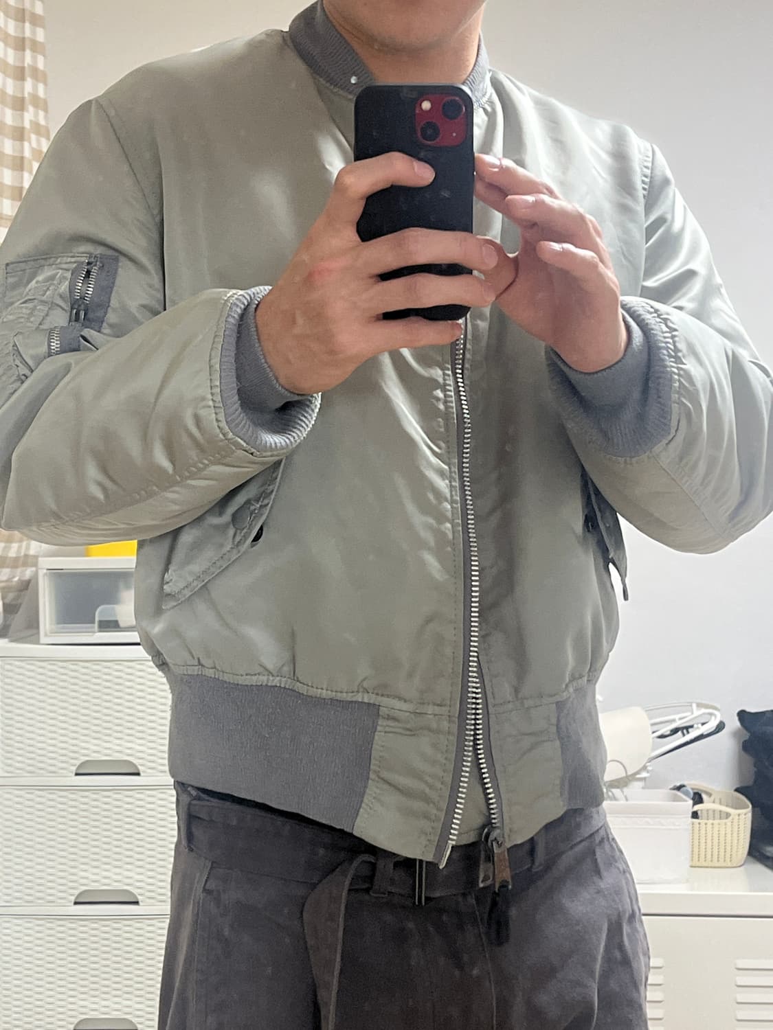 80s usaf 알파인더스트리 항공점퍼 상품이미지3