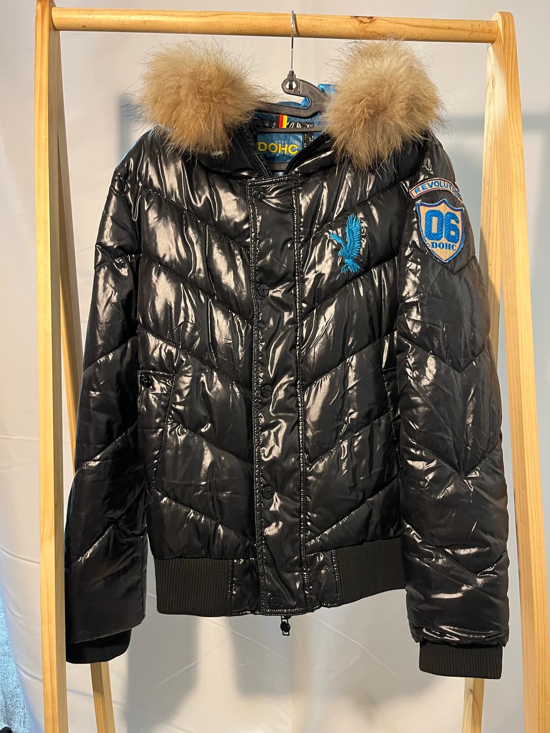 도크 유광 빈티지패딩 상품이미지4