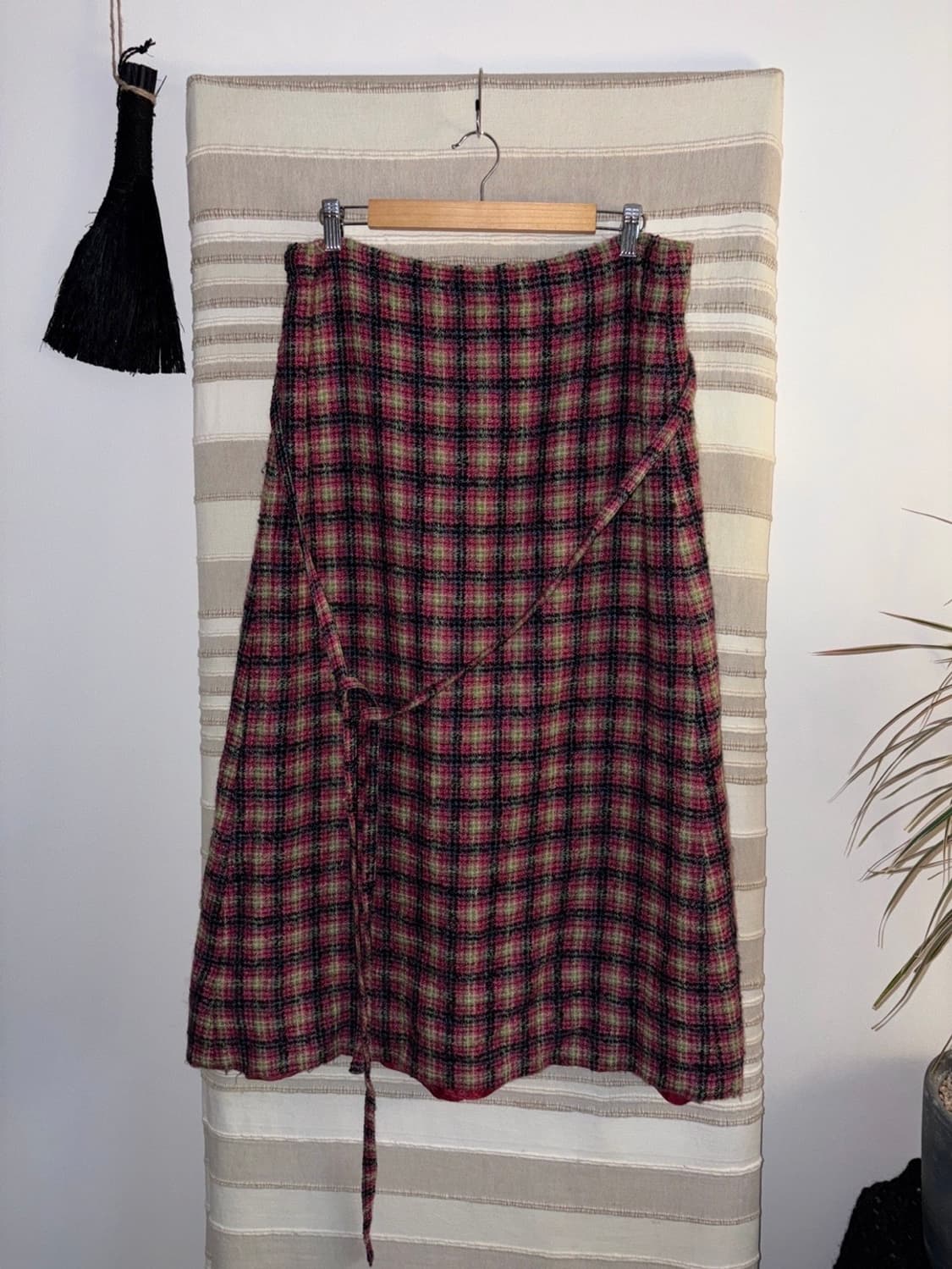 check patterned long skirt 상품이미지10