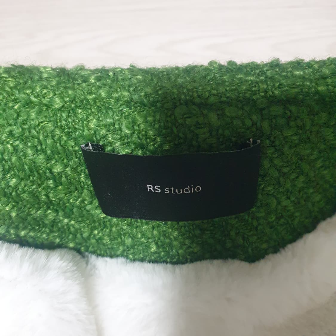 RS studio 그린 트위드 자켓 상품이미지3