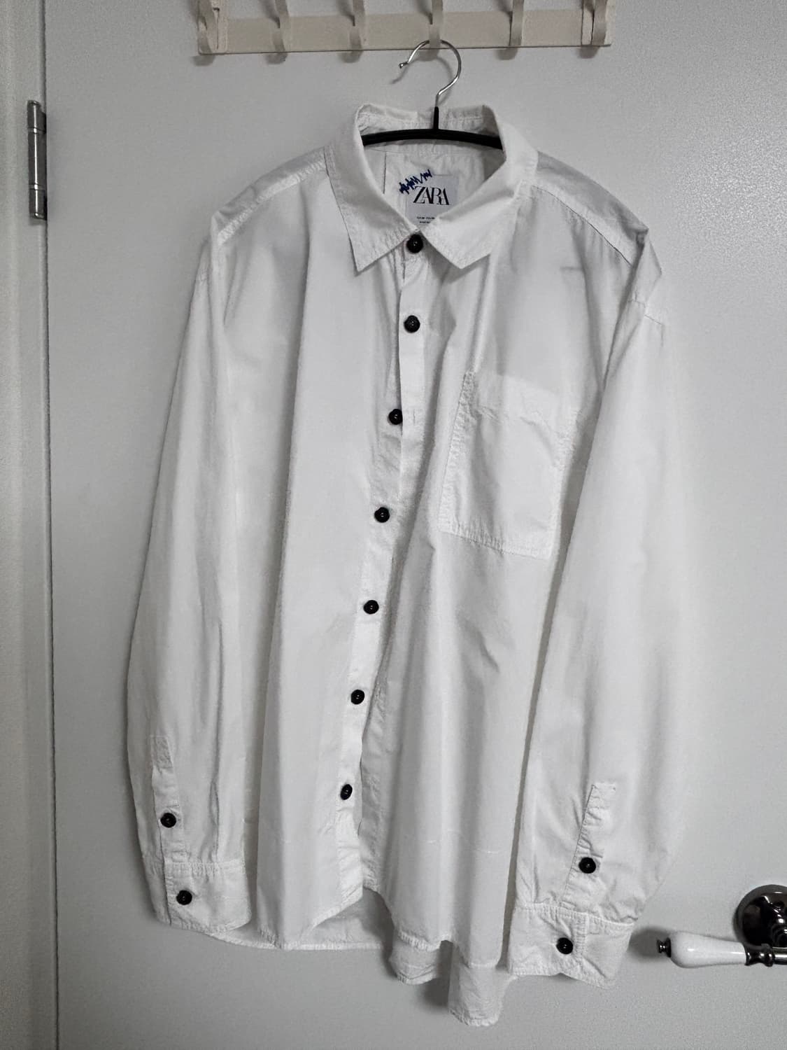 자라 아더에러 오버사이즈 셔츠 화이트 m 상품이미지2