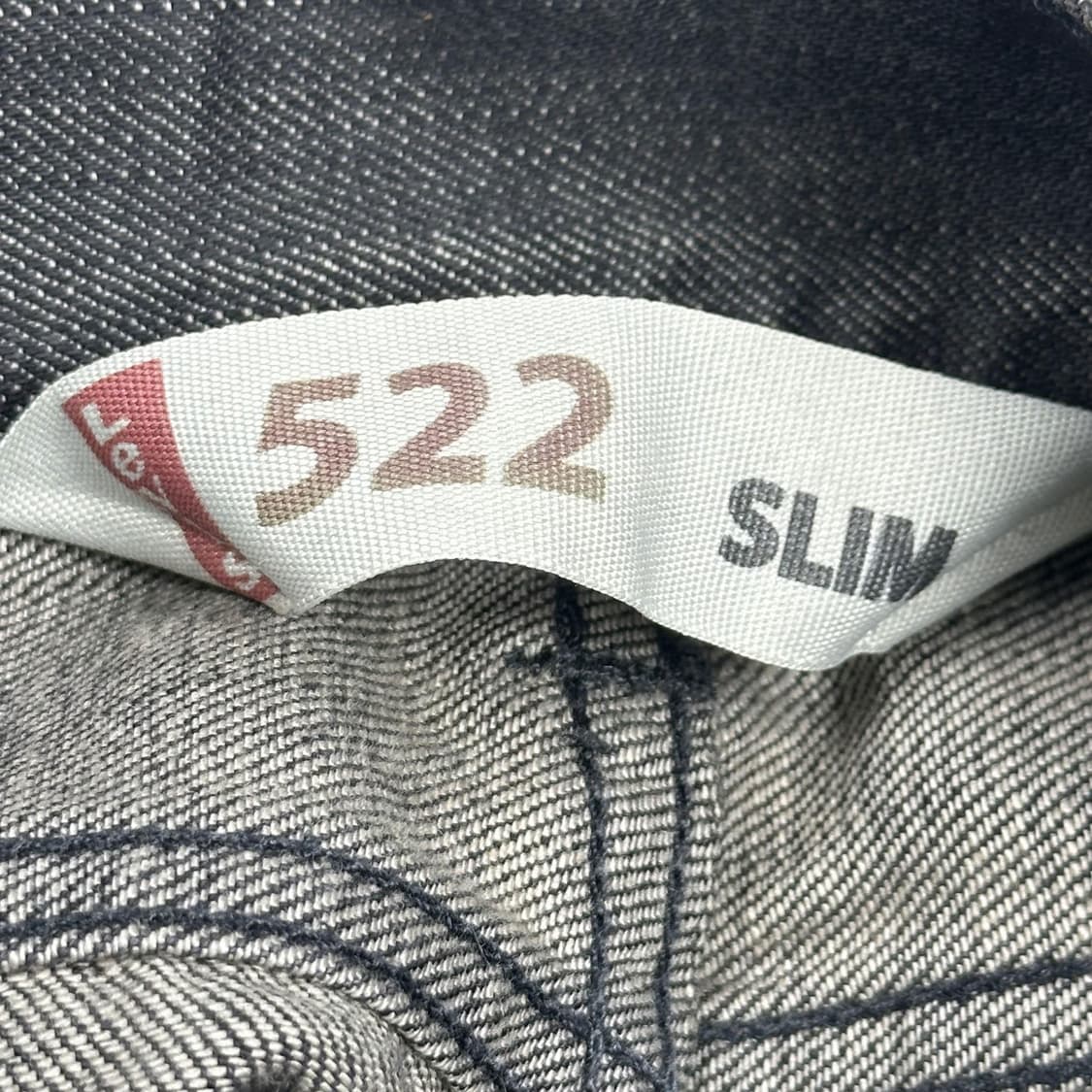 리바이스 522 오리지널 흑청 워싱 데님팬츠 (28인치 여성추천) 상품이미지7