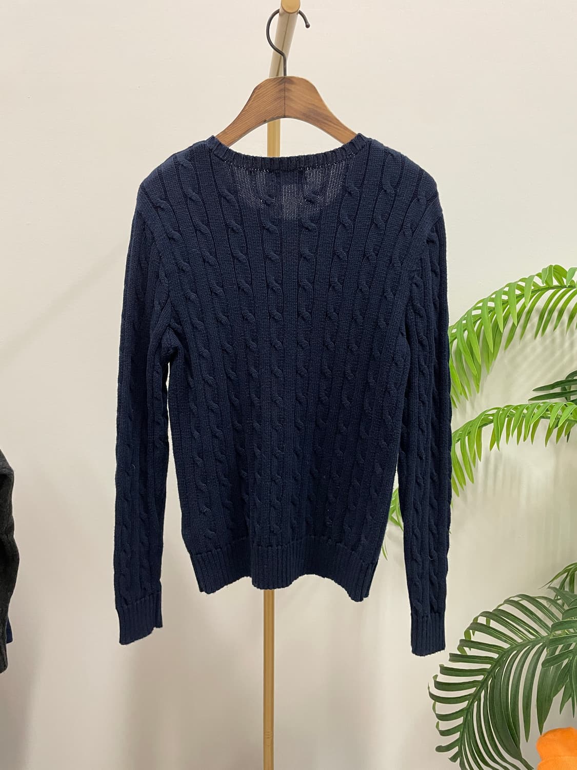 폴로 랄프로렌 케이블 니트 네이비 상품이미지2