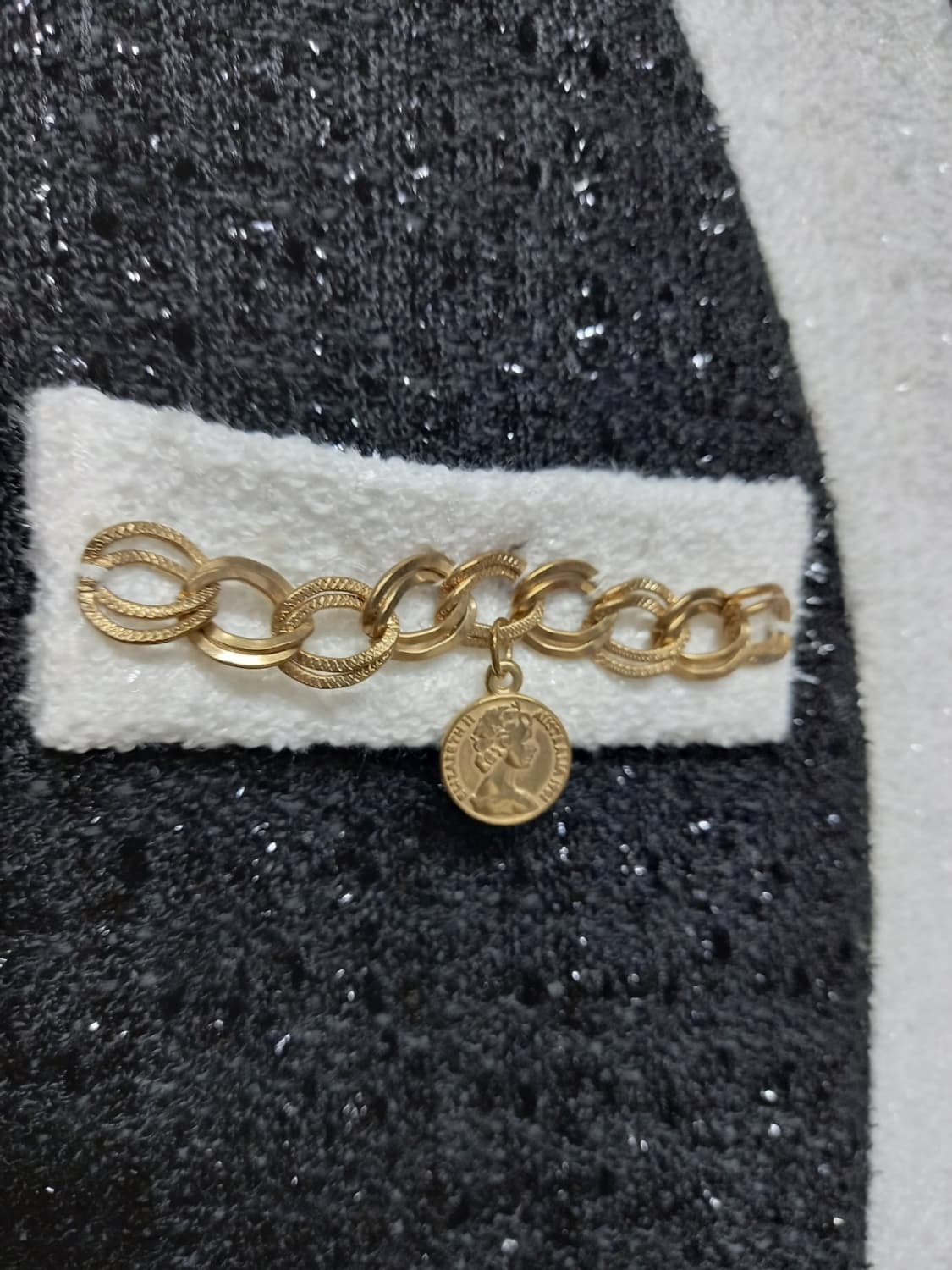 새 줄로그 춘추 트위드 자켓 F 33-55 상품이미지6