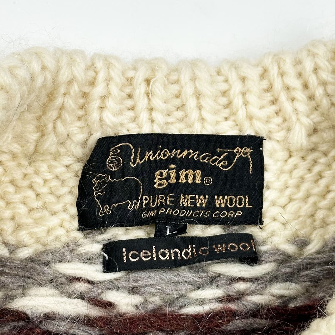 JPN 재팬빈티지 울 니트 스웨터 L 상품이미지4