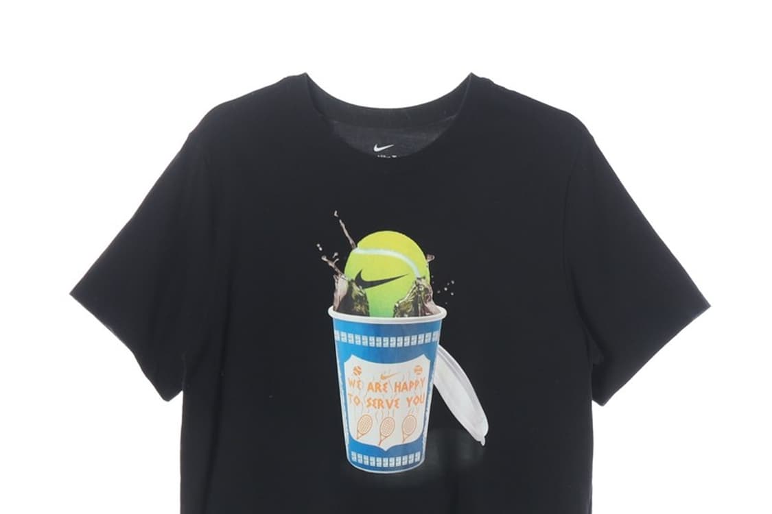 나이키 테니스 컵 그래픽 반팔 블랙 XL 상품이미지3
