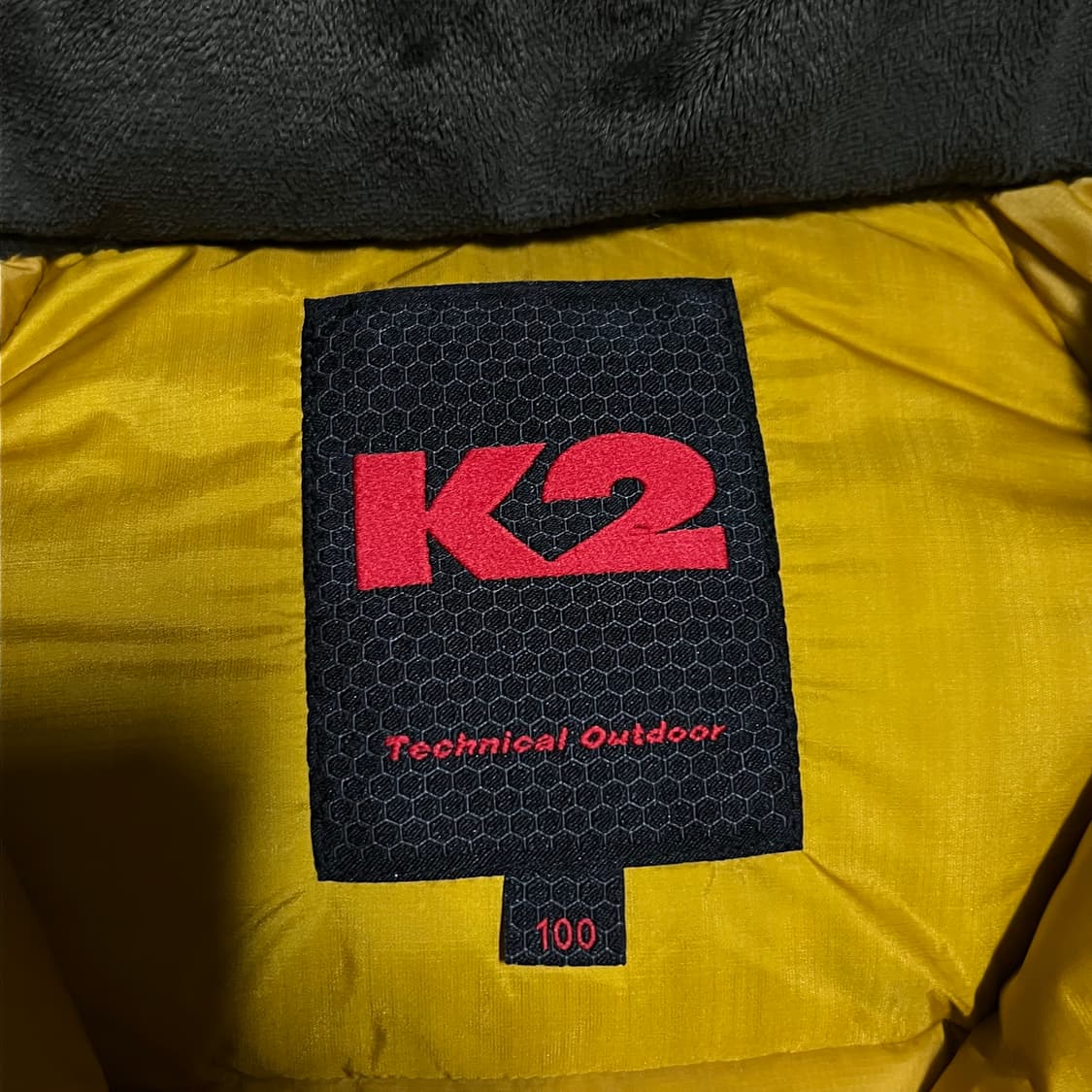 K2 아웃도어 윈드스토퍼 구스다운 800 후드 패딩 [오커] L/100 상품이미지9