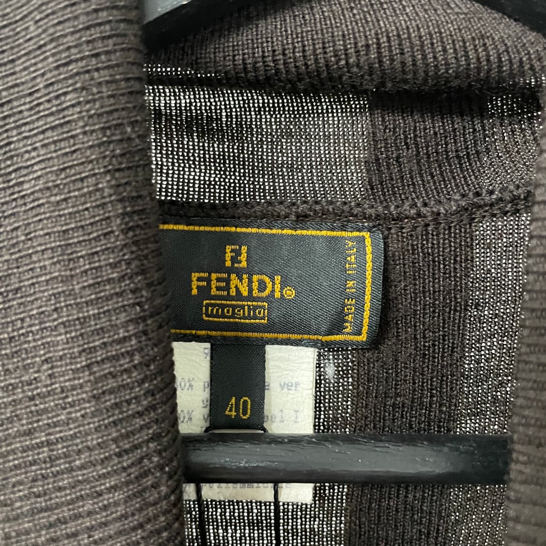 펜디 주카 로고 목폴라 니트 40(W) 상품이미지6