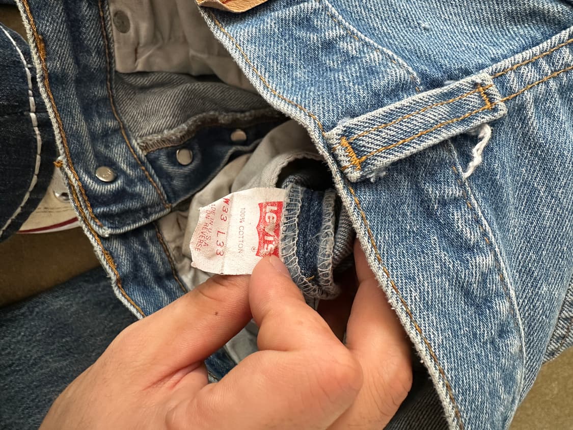 90s Levis 리바이스 501XX USA 데님 팬츠 30 상품이미지5