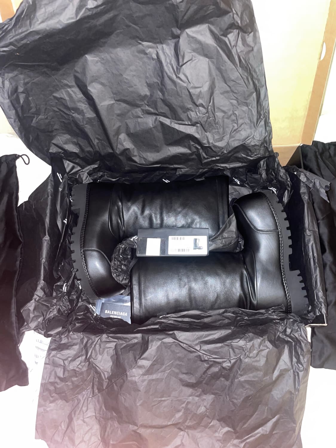 발렌시아가 알레스카 스키부츠 카프스킨 레더하이 상품이미지9