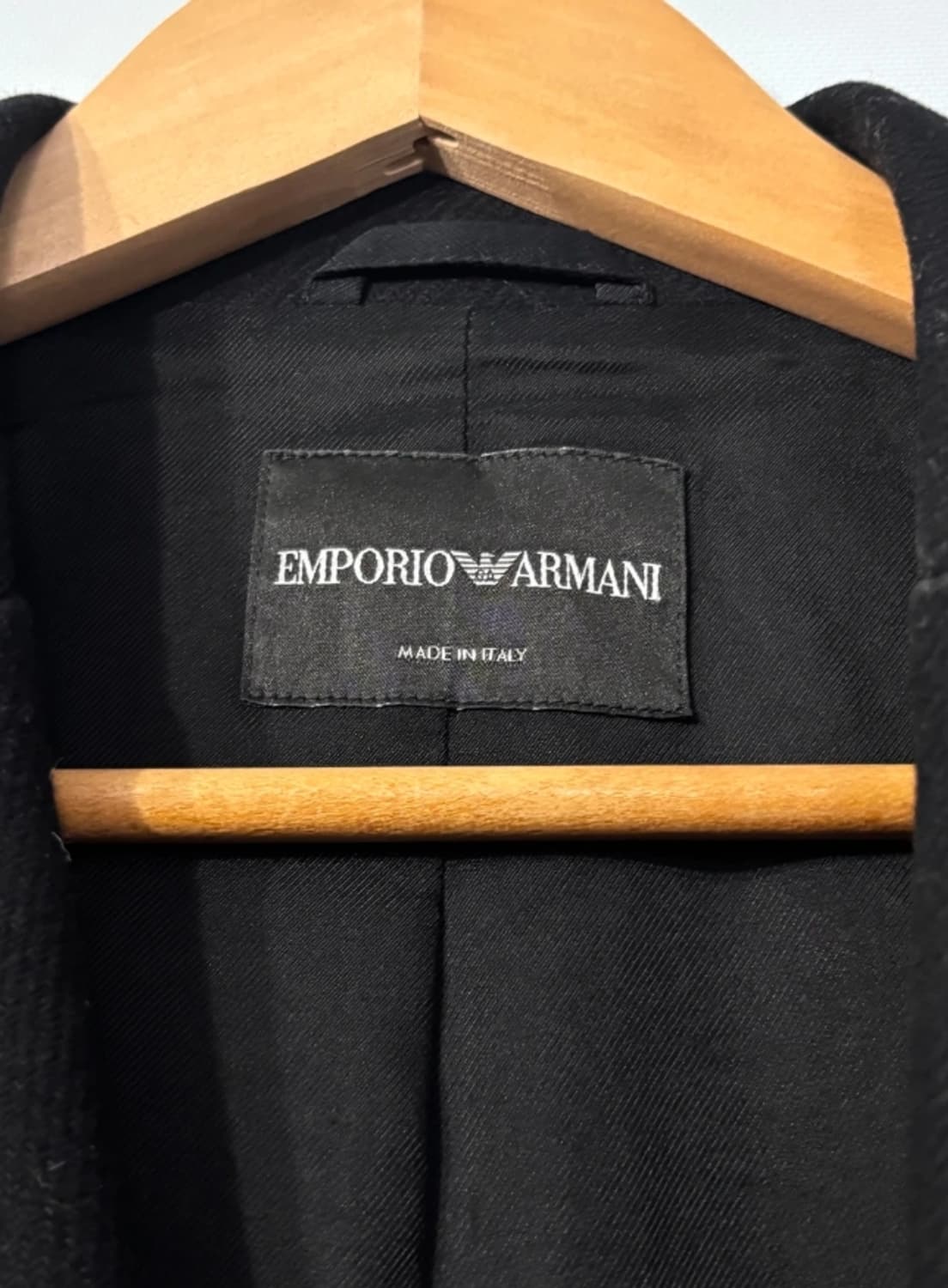 엠포리오 아르마니 블랙 더블 코트 ~66 상품이미지6
