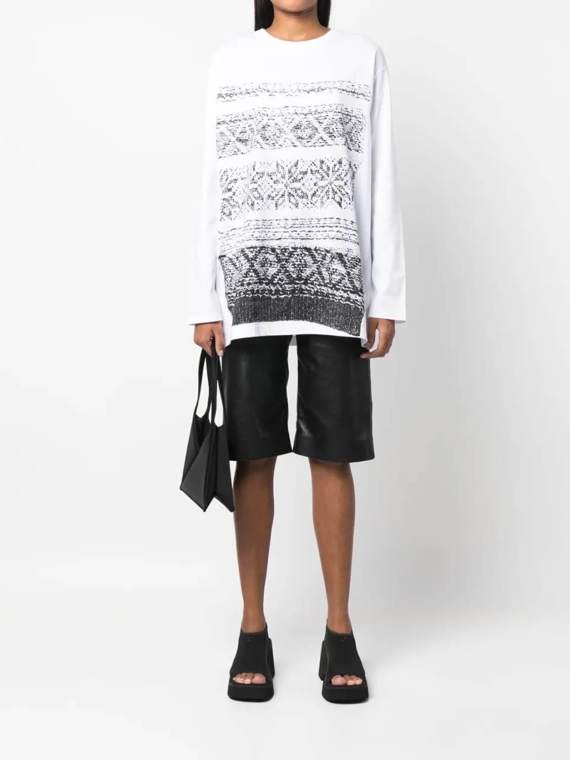 Y’s by Yohji Yamamoto Print Long Sleeve 상품이미지1