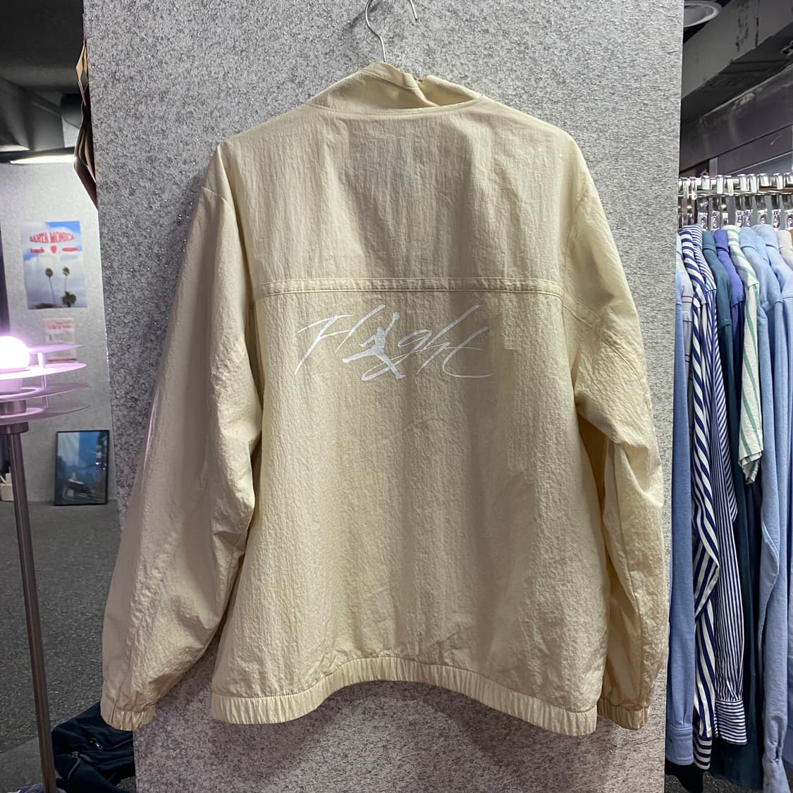 조던 플라이트 나일론 크림 바람막이 B4549 상품이미지4