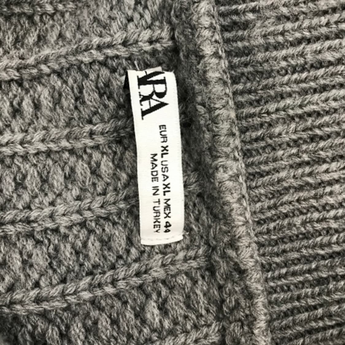 자라 하프집업 하찌니트 [XL] 상품이미지5