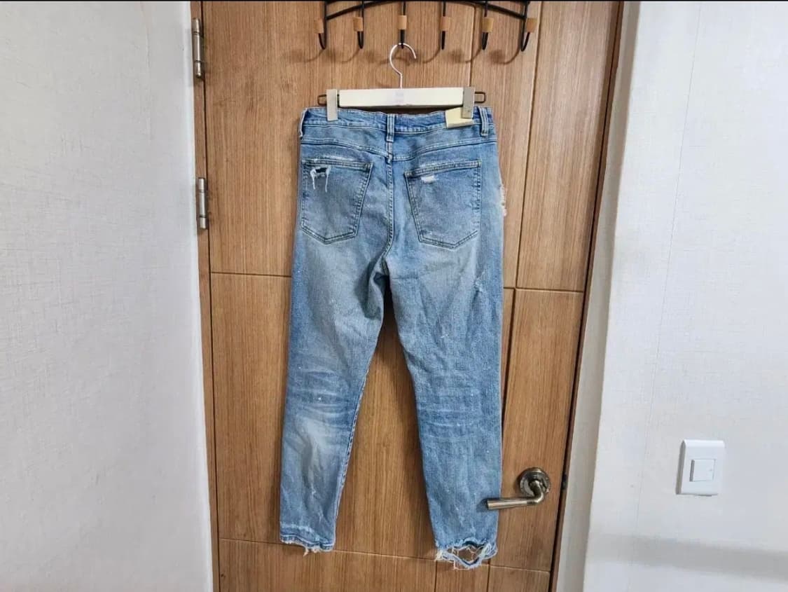 (29)플랙 데미지 데님 팬츠 청바지 상품이미지3