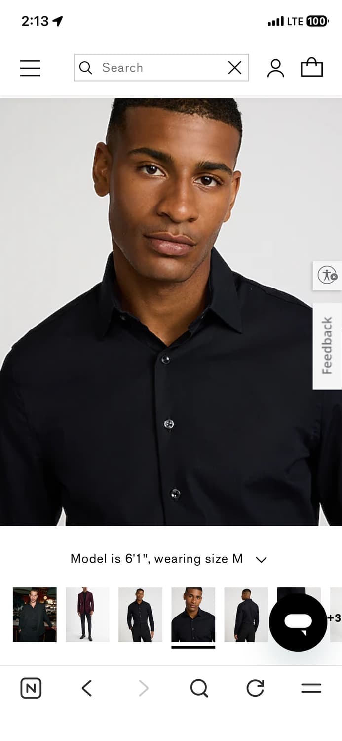 EXPRESS 1MX Dress Shirt (M) 상품이미지2