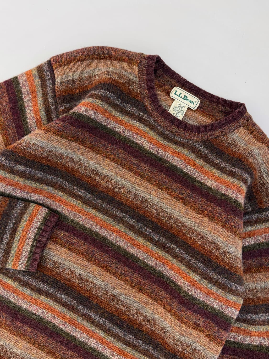 엘엘빈 90‘s 셰틀랜드 울 스트라이프 니트 상품이미지3