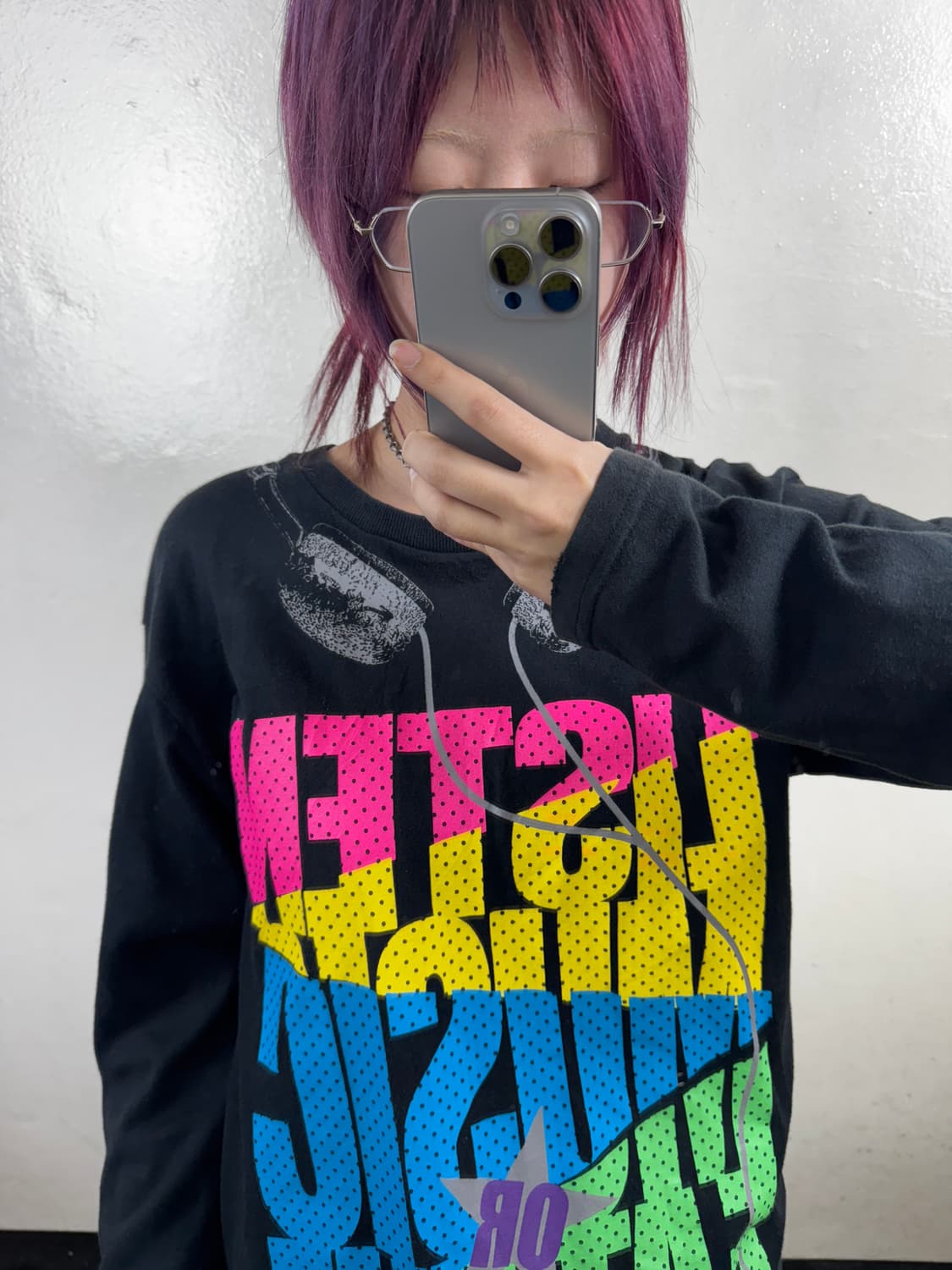 jpn 키치 기믹프린팅 롱 슬리브 상품이미지2