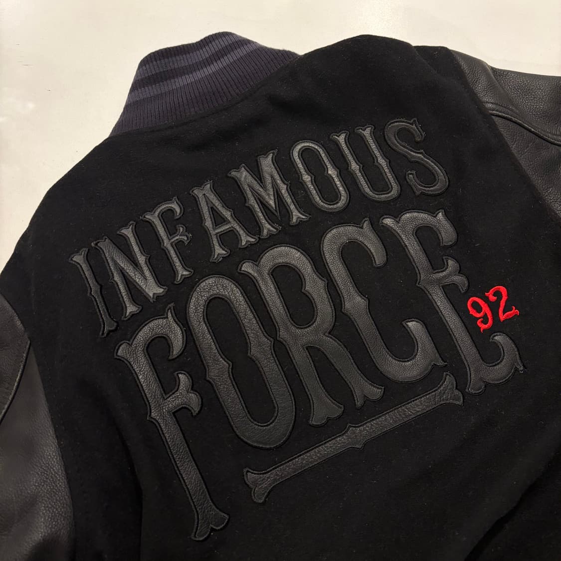 [M] 나이키 디스트로이어 FORCE 스타디움 바시티 자켓 블랙 E215 상품이미지10