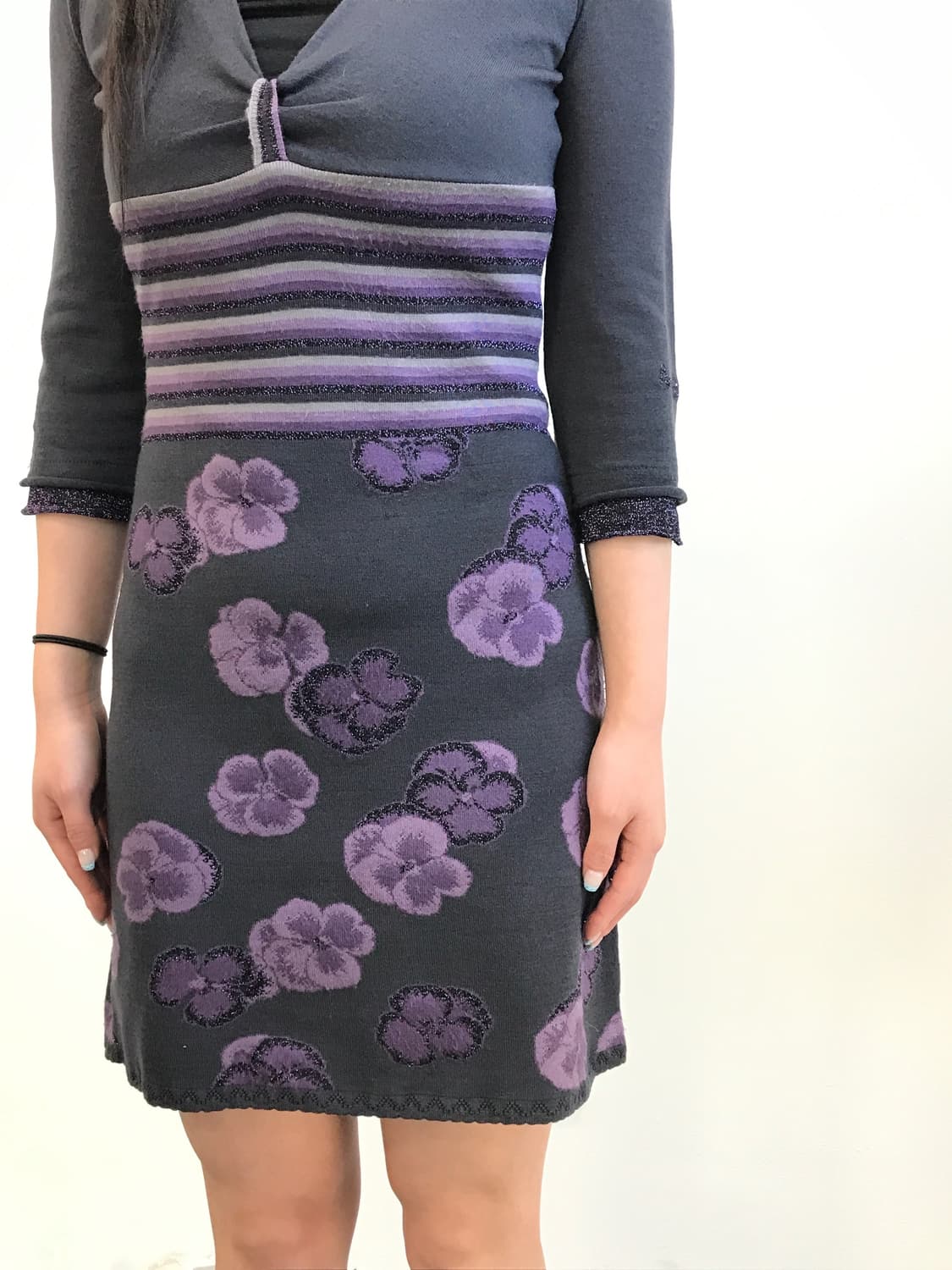 MISS SIXTY Floral Mohair Knit Dress 상품이미지3