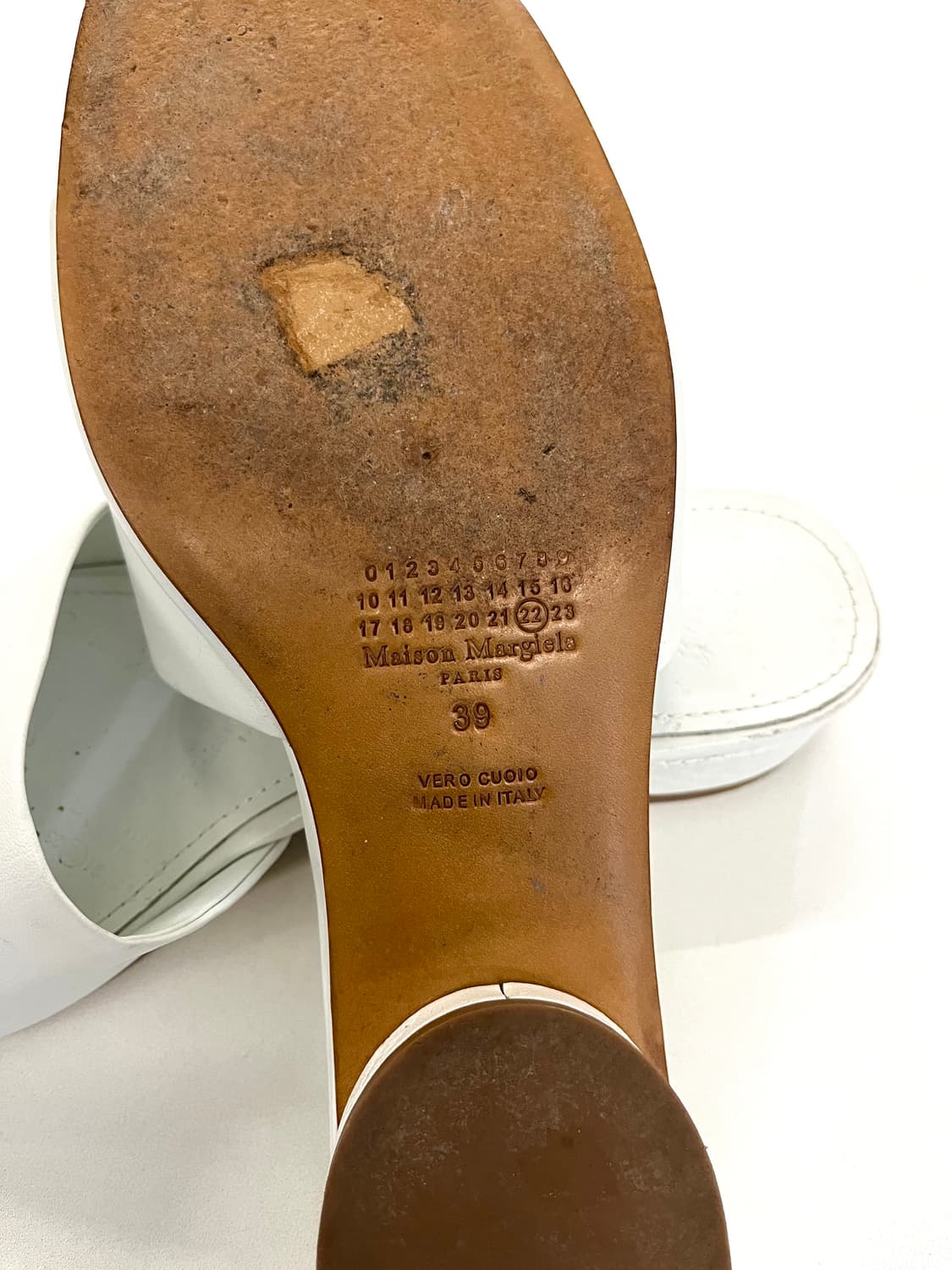 메종 마르지엘라 스티치 레더 뮬 상품이미지6