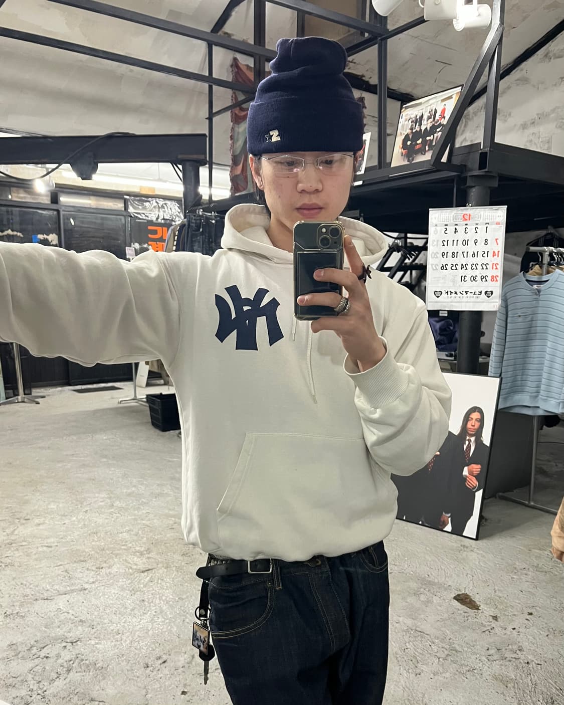 90s New York Yankees beanie by starter 상품이미지3