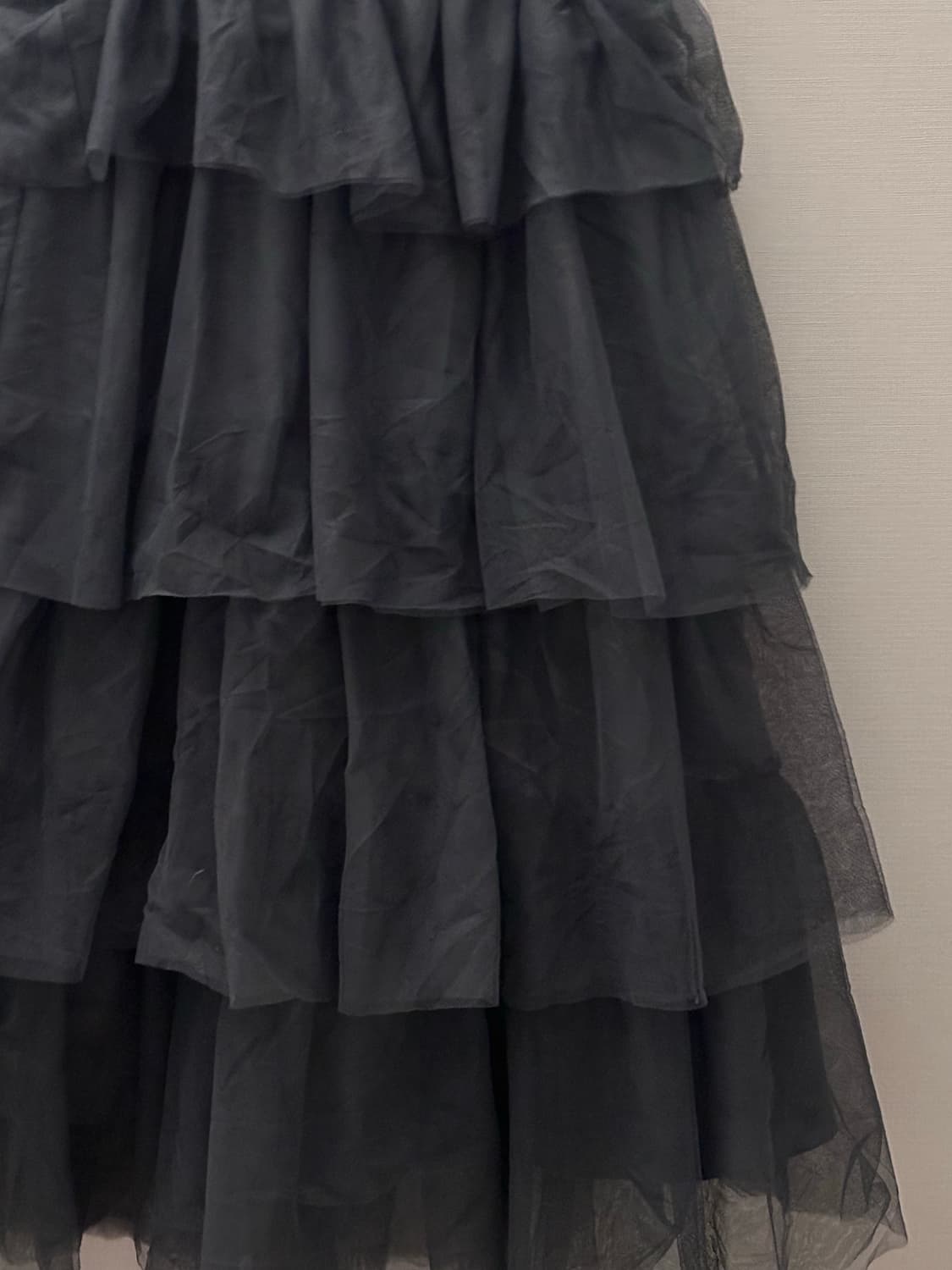 고스 블랙  캉캉 샤 스커트 상품이미지5