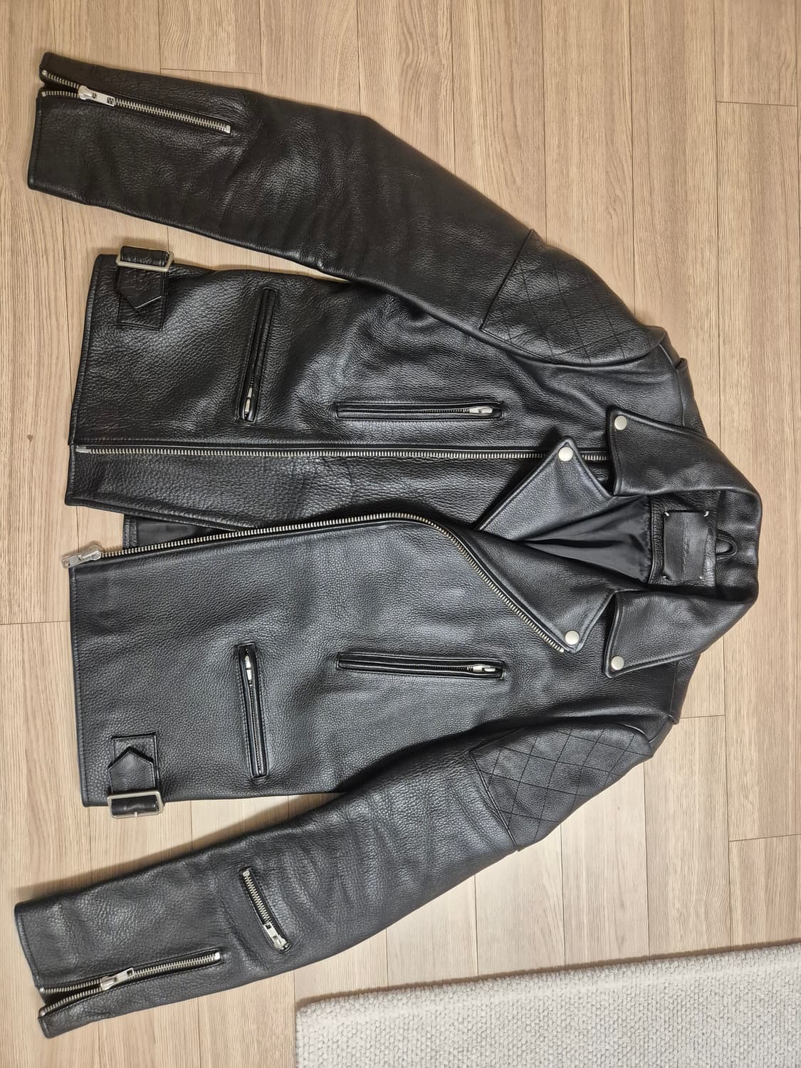 비바스튜디오 램스킨 라이더 자켓 L 상품이미지1